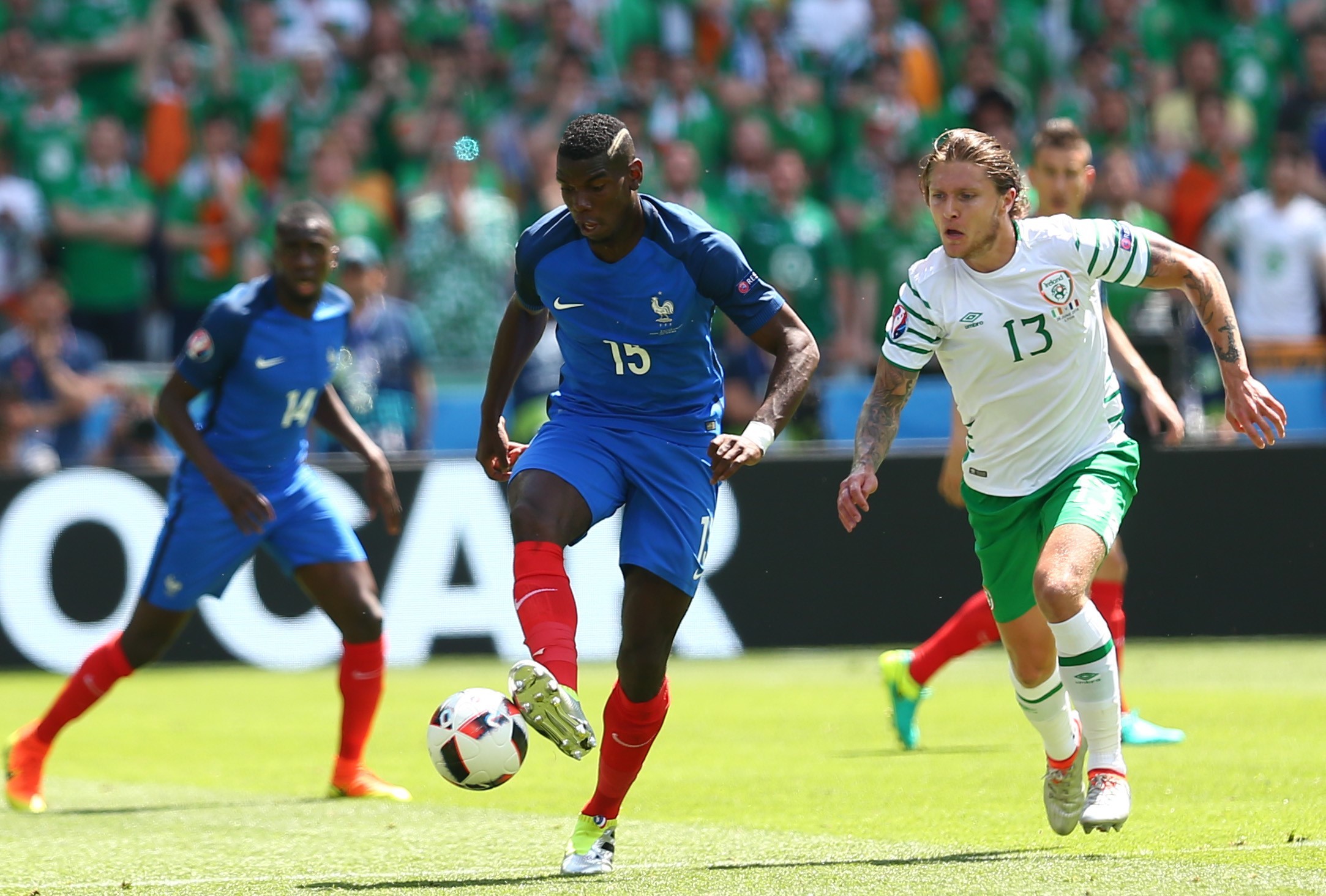 Paul Pogba beim EM-Spiel gegen Irland