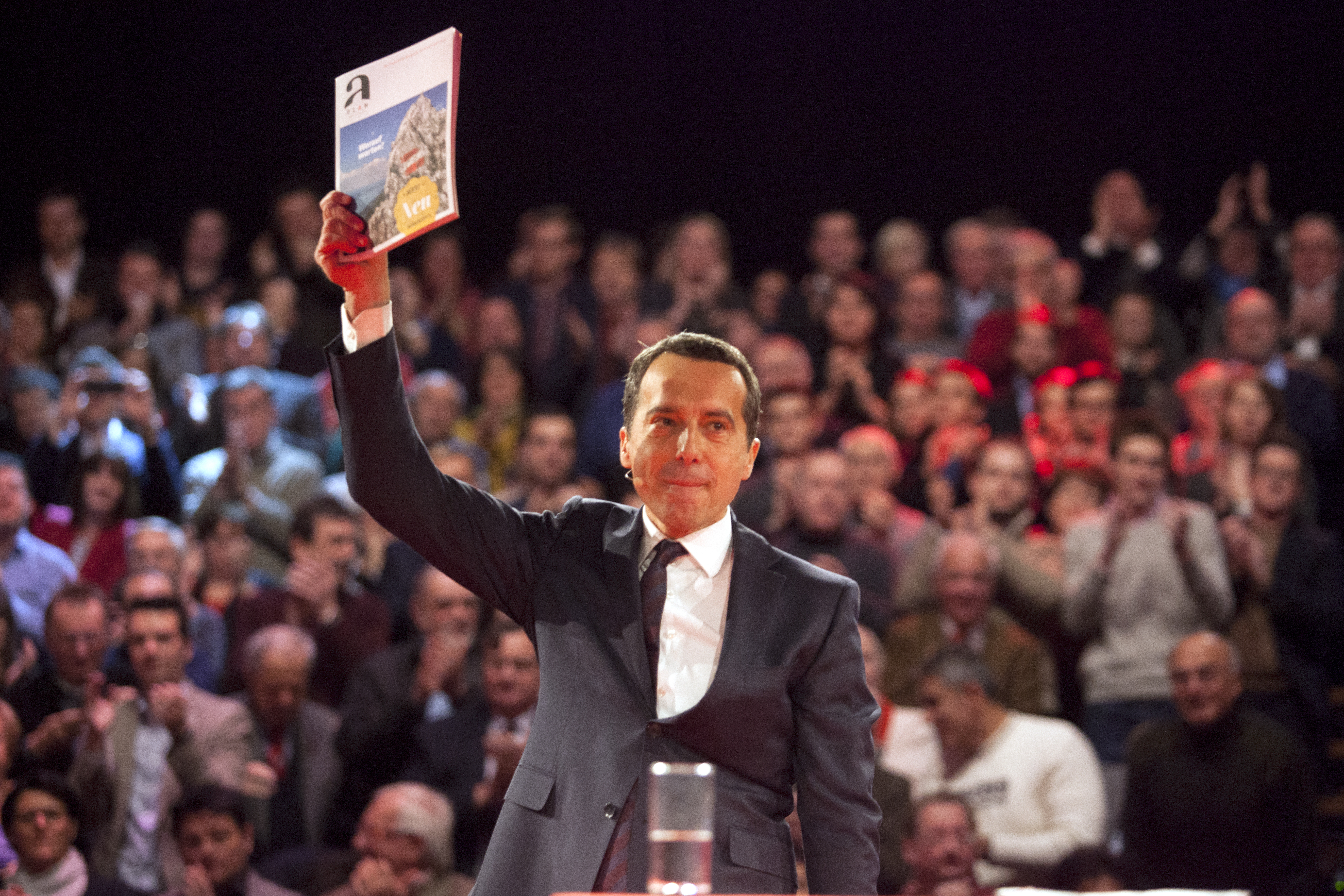 Ein Angebot an die breite Bevölkerung in Österreich: Christian Kern mit dem „Plan A“ im Januar in Wels
