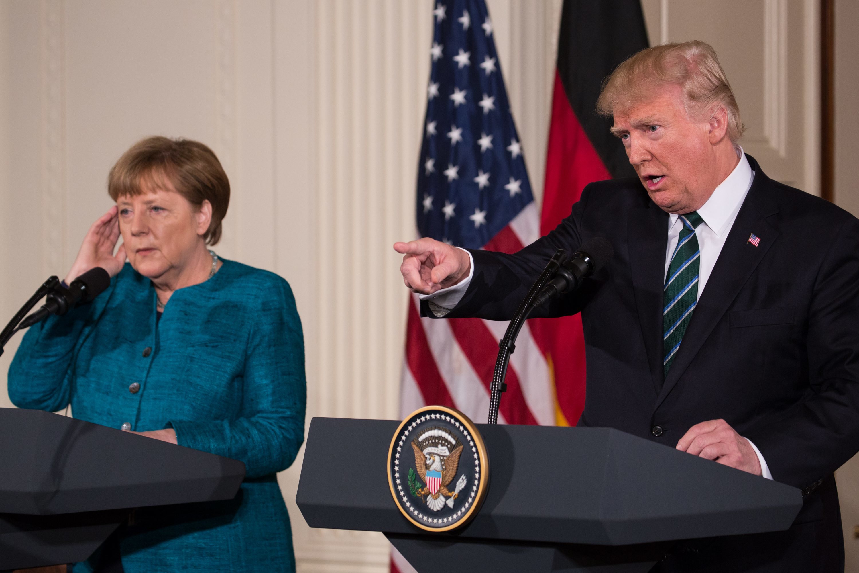 Trump Merkel