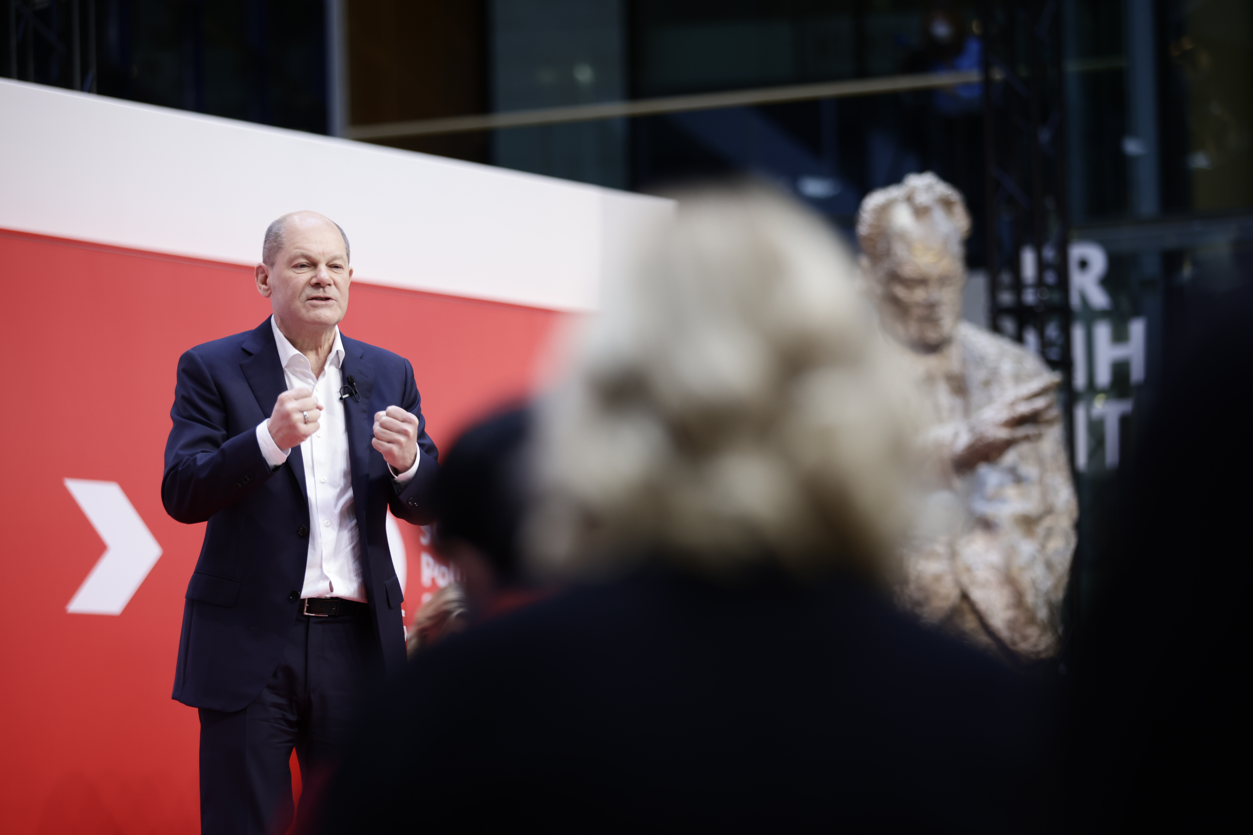 Designierter Bundeskanzler Olaf Scholz: „Ein Aufbruch für Deutschland kann stattfinden.“