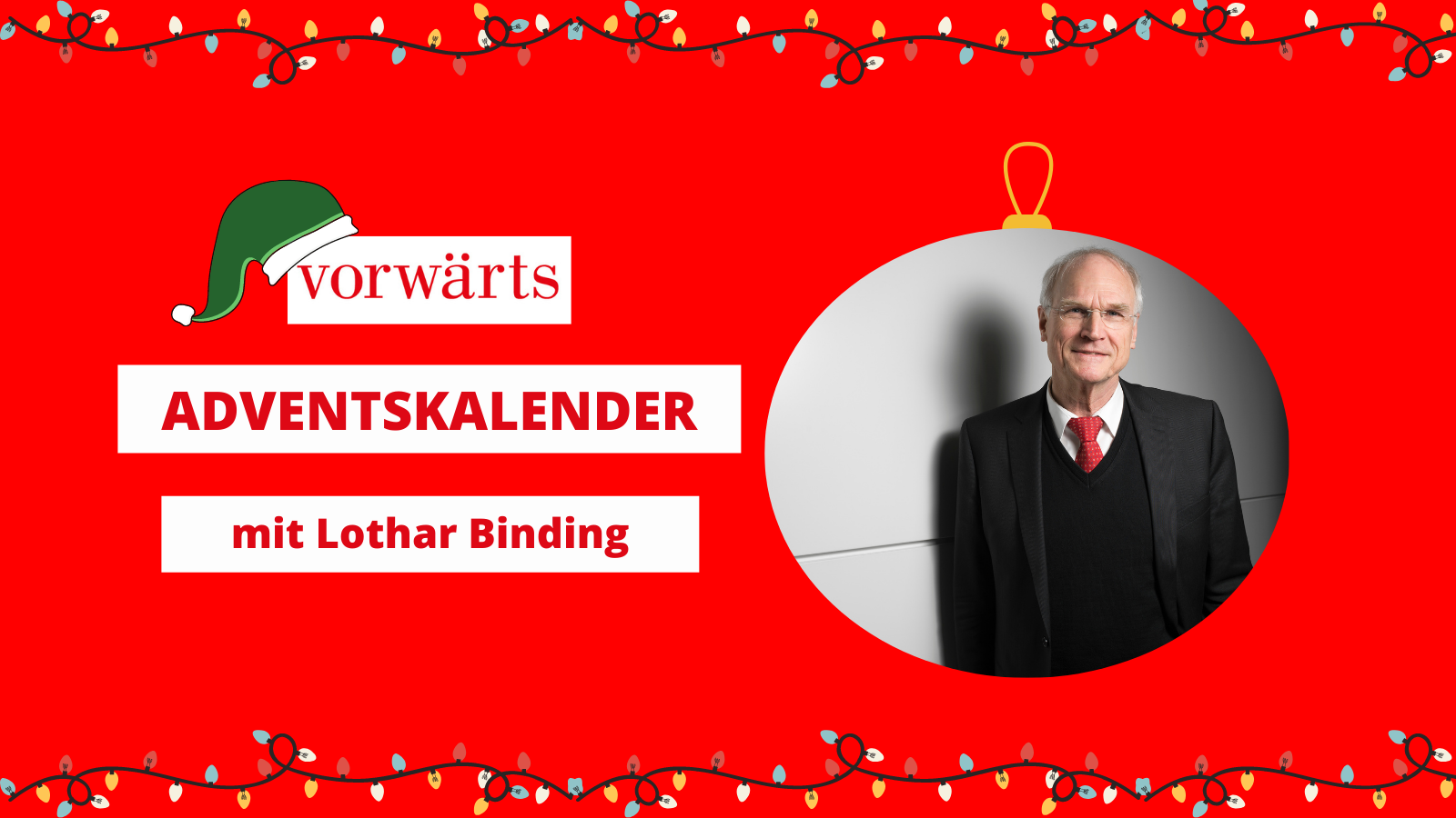 Lothar Binding im Adventskalender über Hermann Scheer
