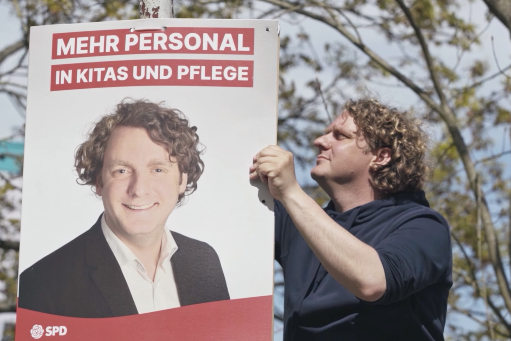 Hat sein erstes Spenden-Ziel erreicht: SPD-Bundestagskandidat Erik von Malottki