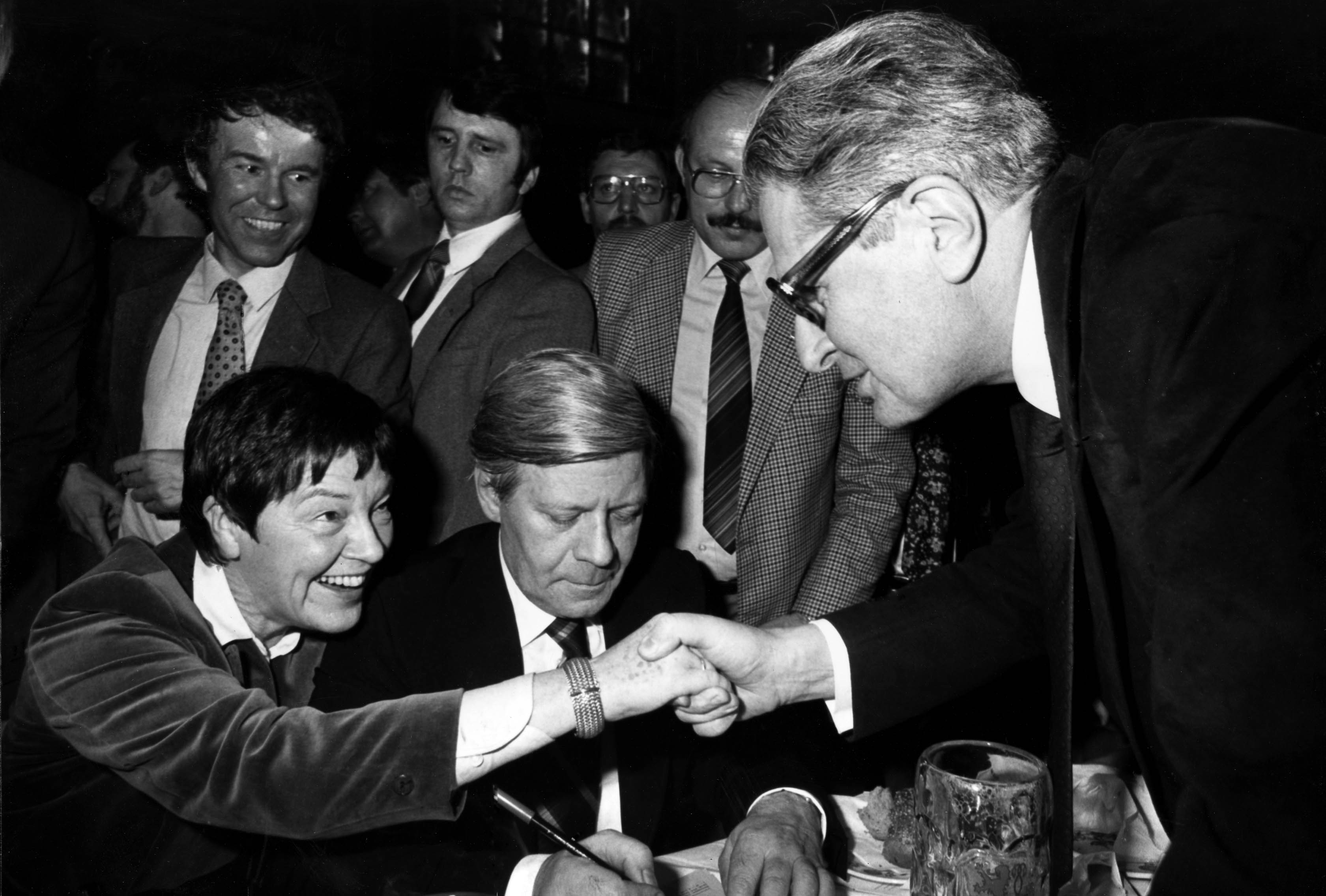 Loki Schmidt, Helmut Schmidt, Hans-Jochen Vogel 