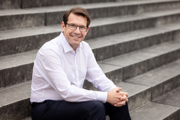 Hanno Benz will für die SPD Oberbürgermeister von Darmstadt werden.