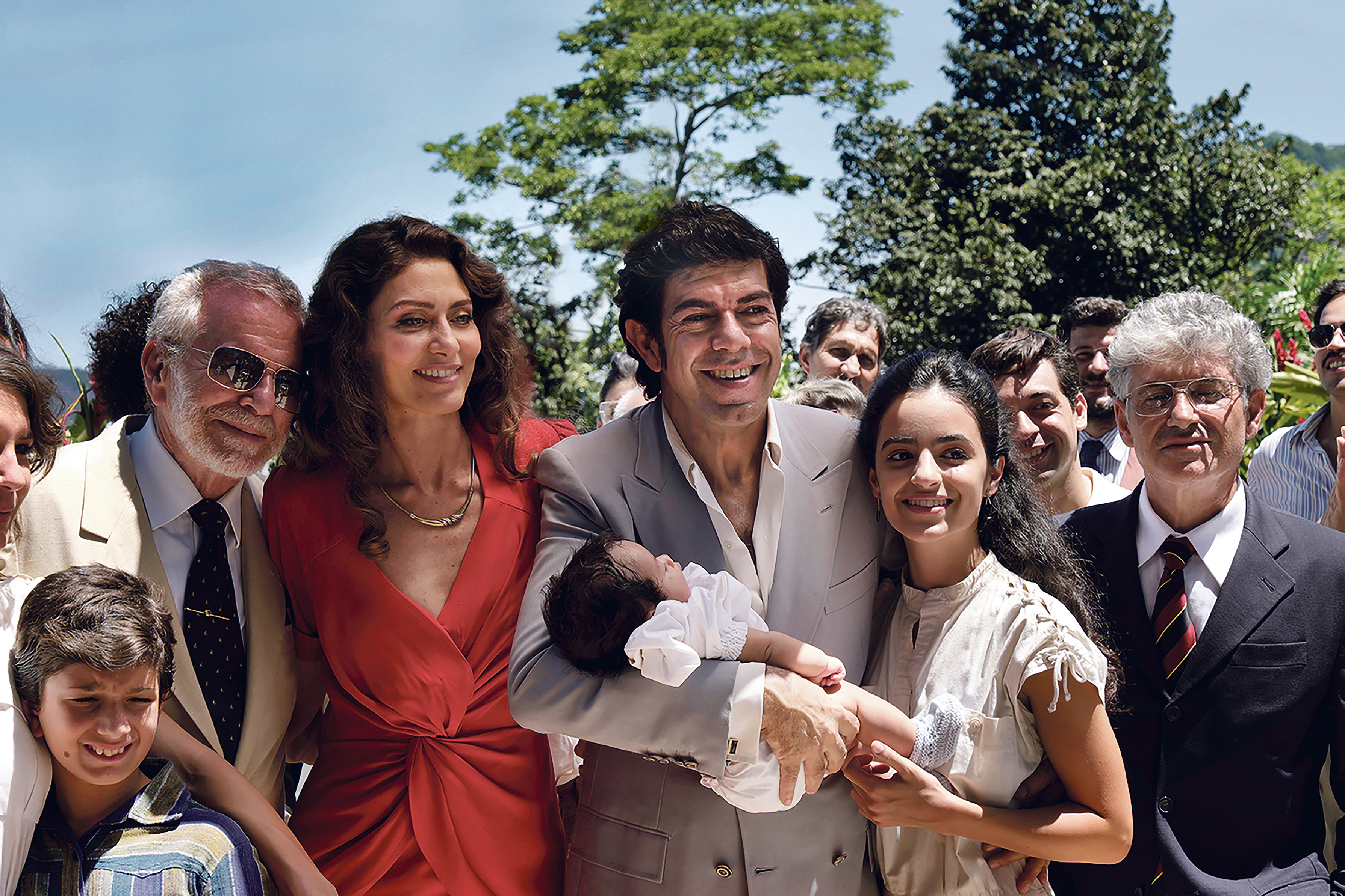 Trügerische Idylle: Tommaso Buscetta (Pierfrancesco Favino) im Kreise seiner Lieben.