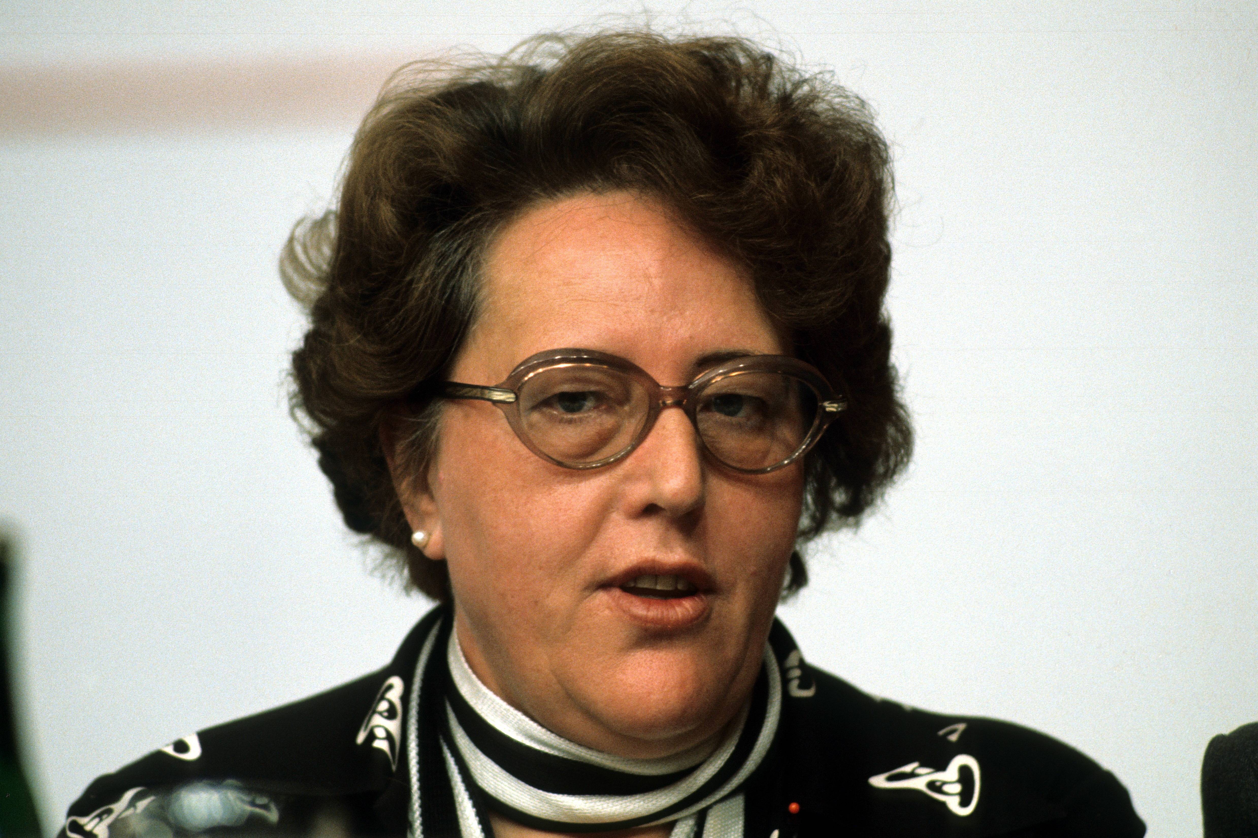 Elfriede Eilers im Jahr 1980 als Parlamentarische Geschäftsführerin der SPD-Bundestagsfraktion.