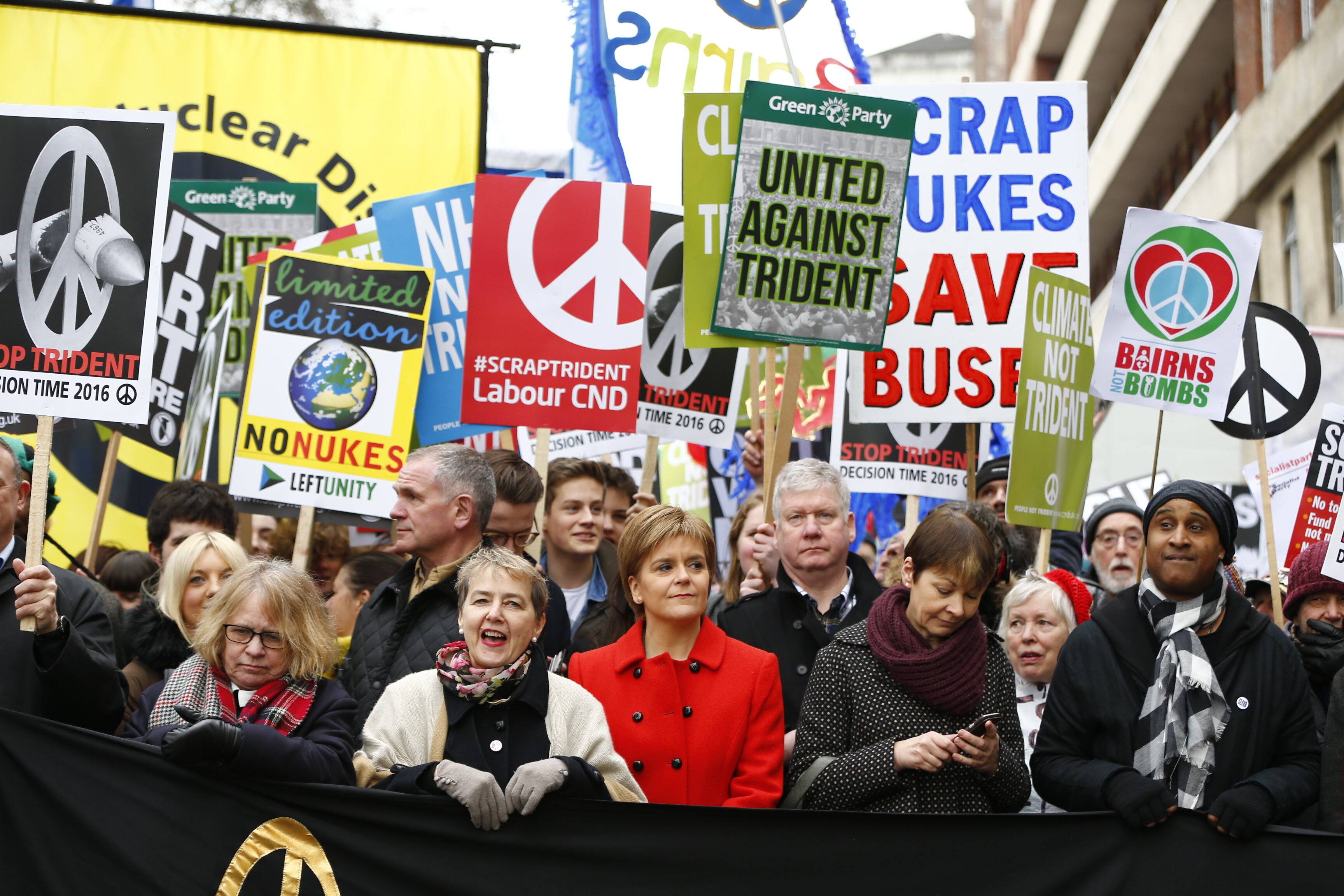 Modernes Vorbild für andere Sozialdemokratische Parteien? SNP-Vorsitzende Nicola Sturgeon bei einer Demonstration 2016.