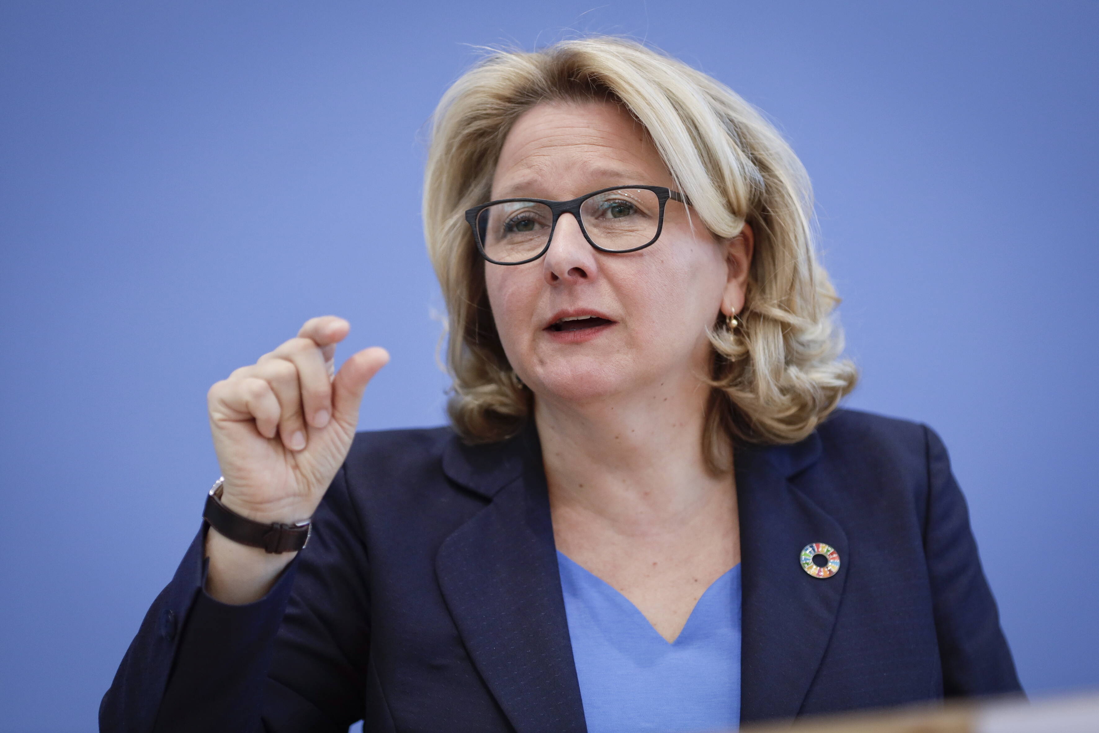 Bundesumweltministerin Svenja Schulze: Anders als beim Kampf gegen das Coronavirus kennen wir die Impfstoffe gegen die Klimakrise bereits.