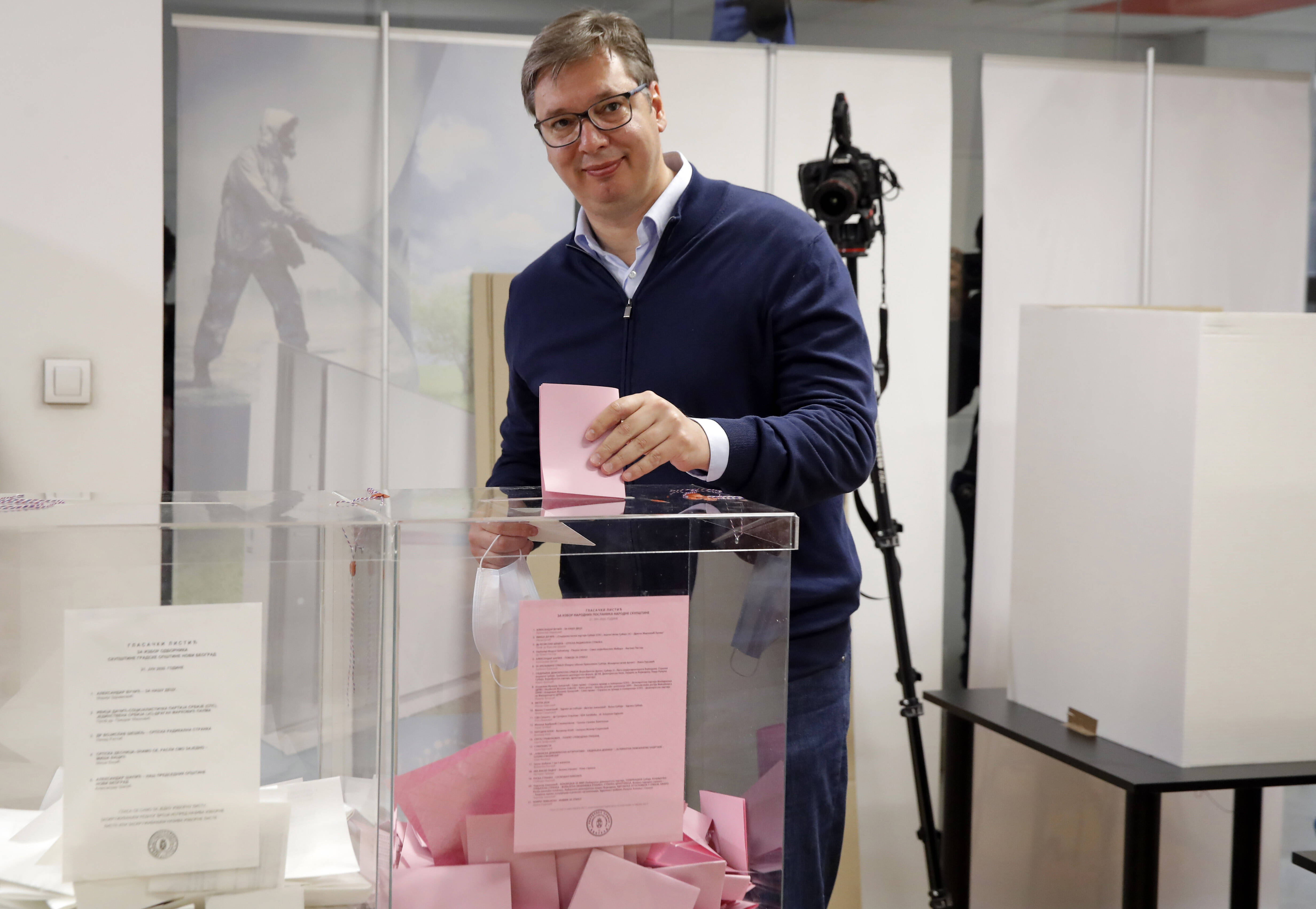 Serbiens Präsident Vucic bei der Parlamentswahl 2020: Der Krieg in der Ukraine verschiebt die Koordinaten.