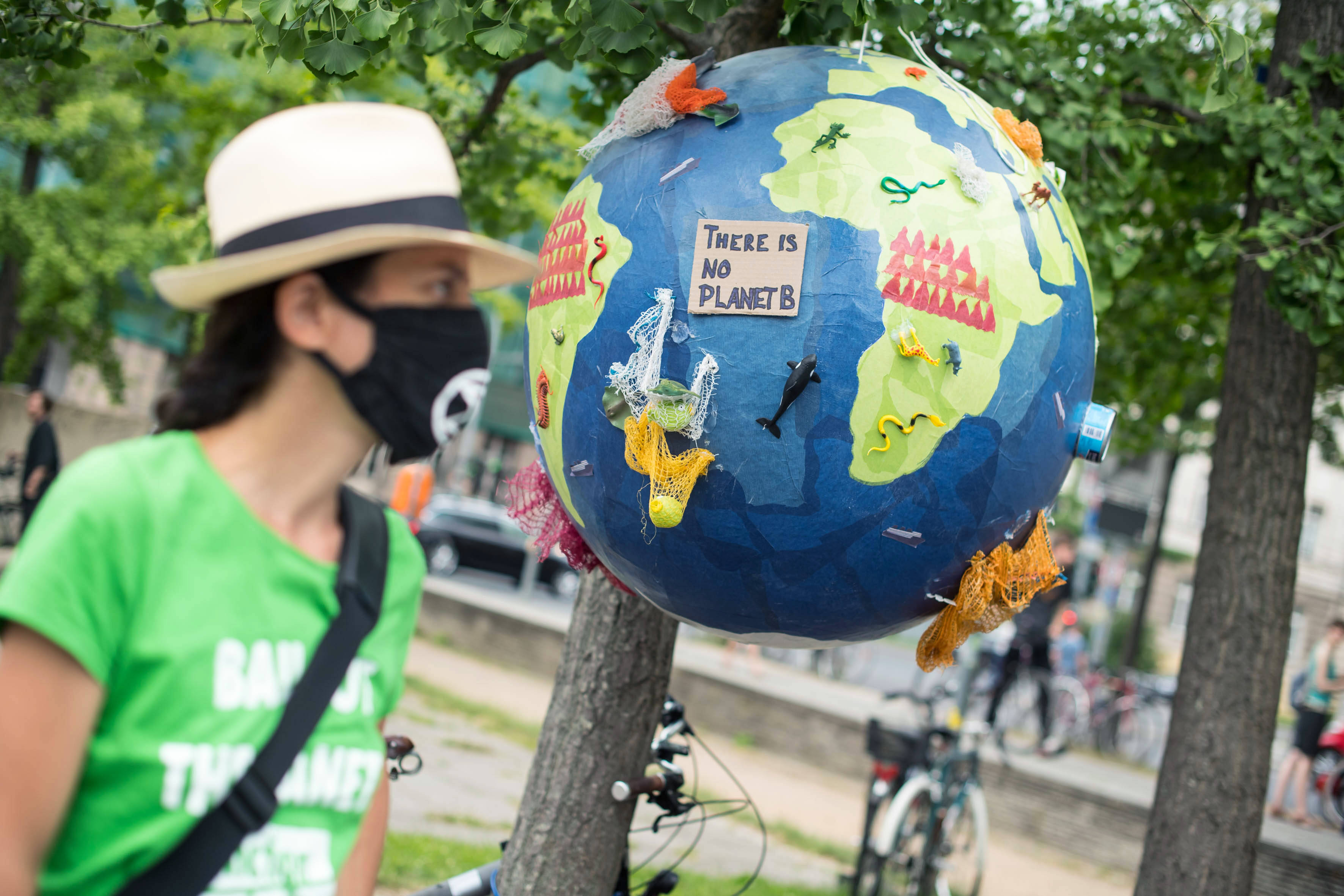 Trotz der Corona-Gefahr gibt es am 26. Juni 2020 bundesweite Klimaproteste, hier in Berlin.
