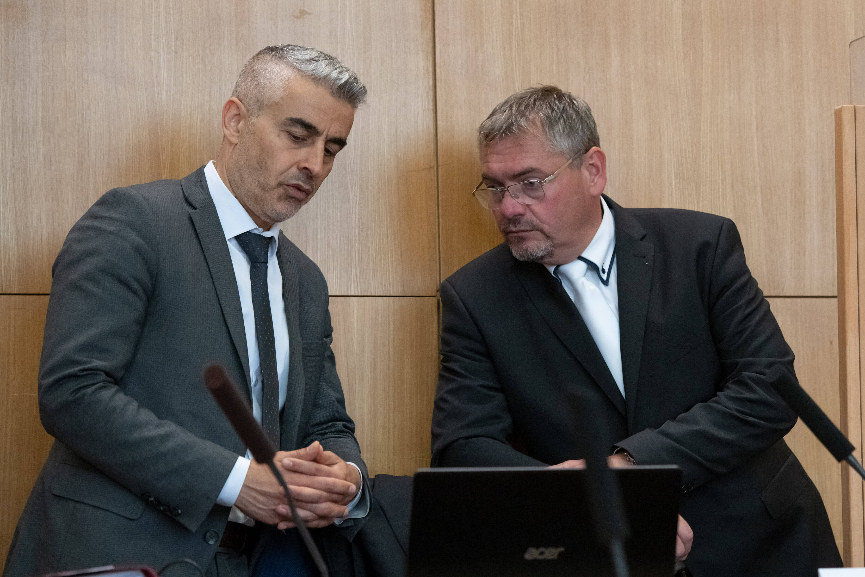 Da zogen sie noch an einem Strang, inzwischen belastet Mustafa Kaplan seinen früheren Co-Verteidiger Frank Hannig schwer.