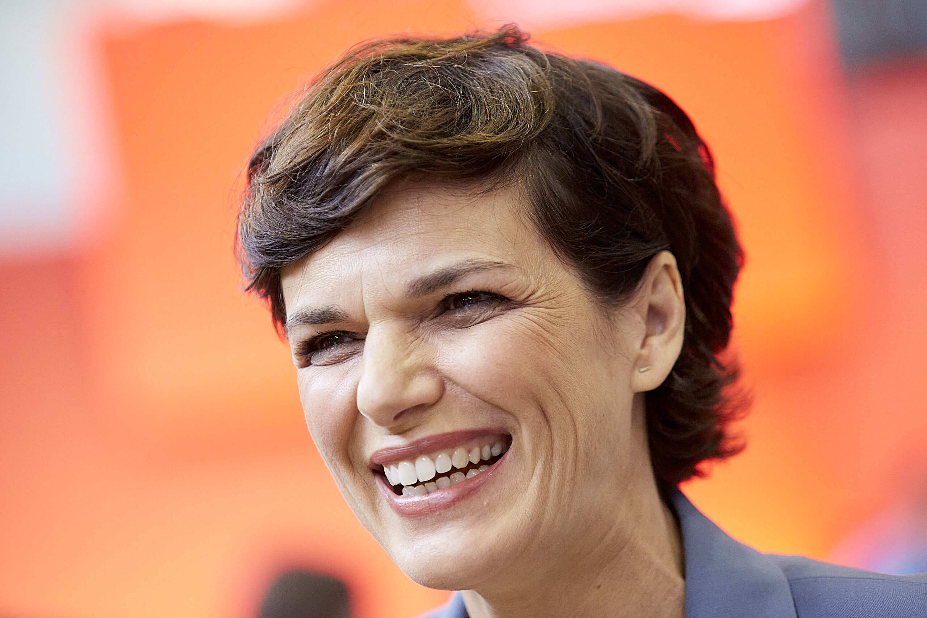Hat gut lachen: SPÖ-Chefin Pamela Rendi-Wagner ist wie ihre Partei in Österreich im Aufwind.