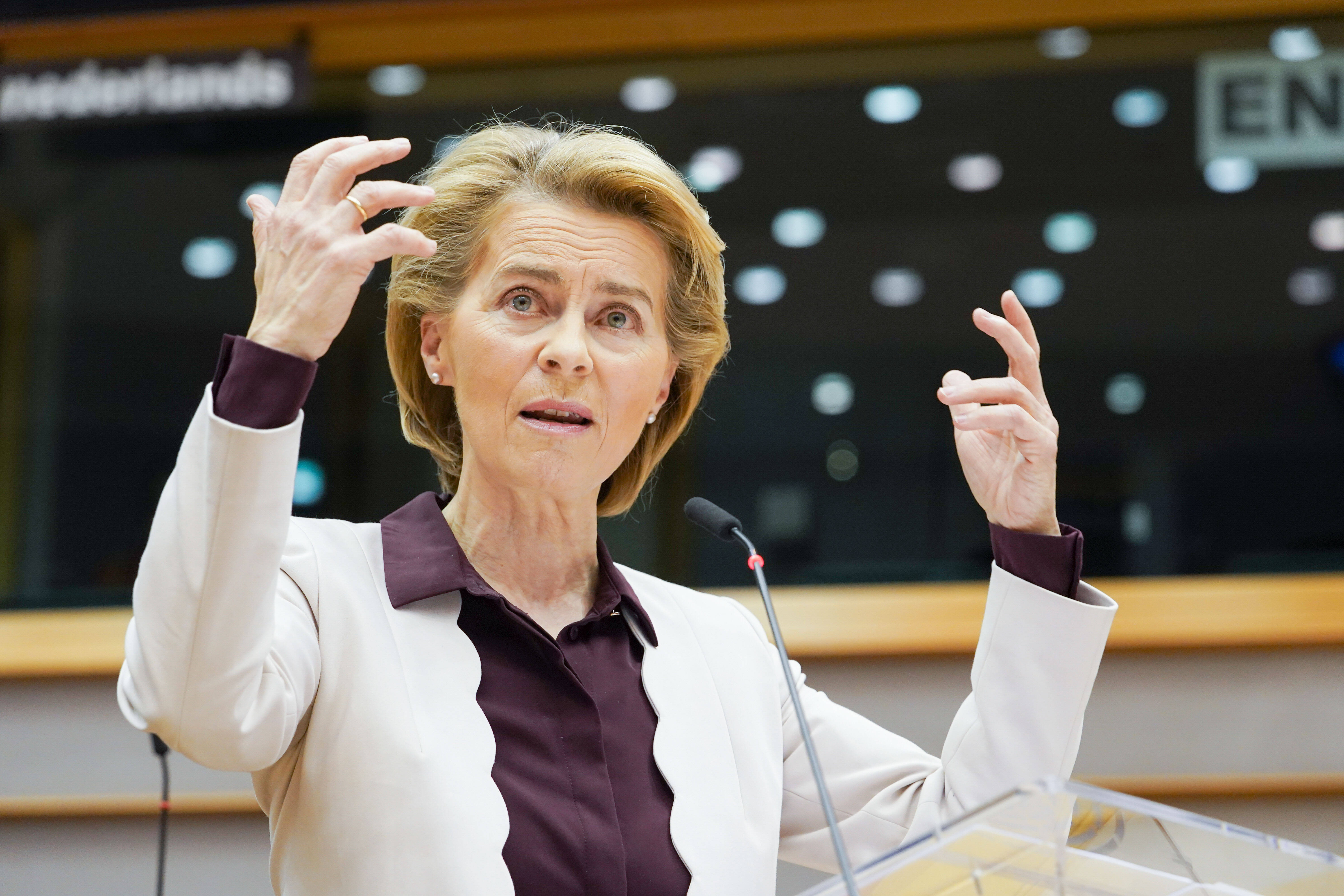 Migrationspakt versprochen, aber bisher nichts vorgelegt: EU-Kommissionspräsidentin Ursula von der Leyen