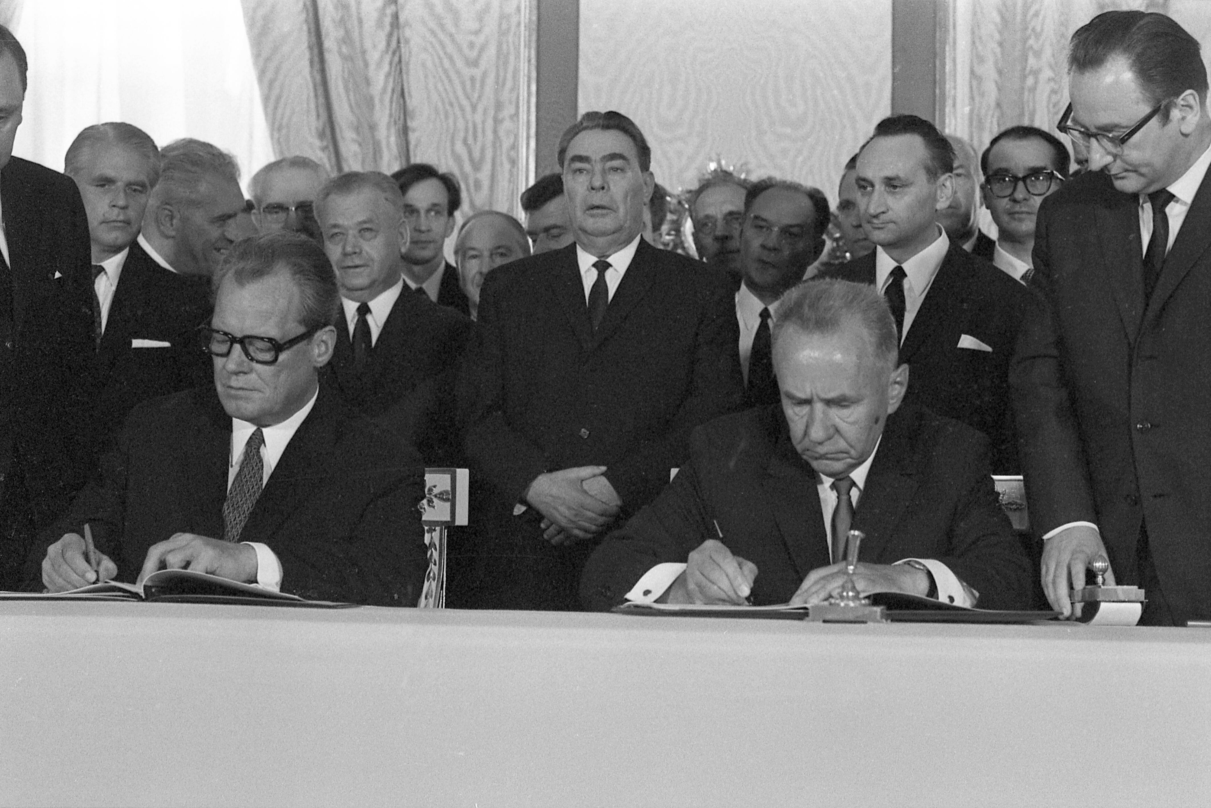Ein Abkommen, das vieles veränderte: Am 12. August 1970 unterzeichneten Bundeskanzler Willy Brandt und der Ministerpräsident der Sowjetunion Alexej Kossygin den „Moskauer Vertrag“.