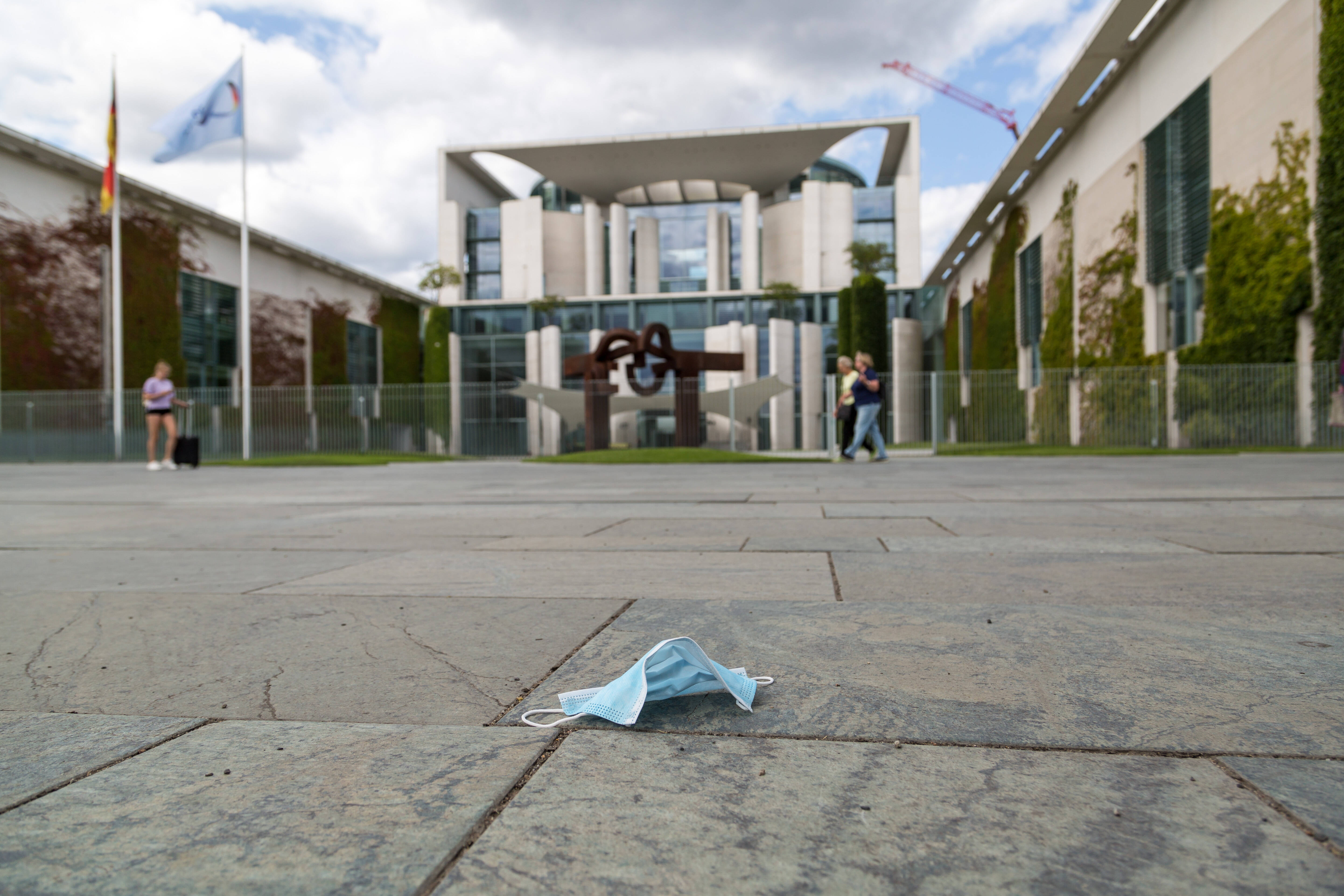 Bundeskanzleramt in Berlin: Hier treffen in der Corona-Krise Kanzlerin und Ministerpräsident*innen die wichtigsten Entscheidungen zur Bewältigung der Pandemie. 