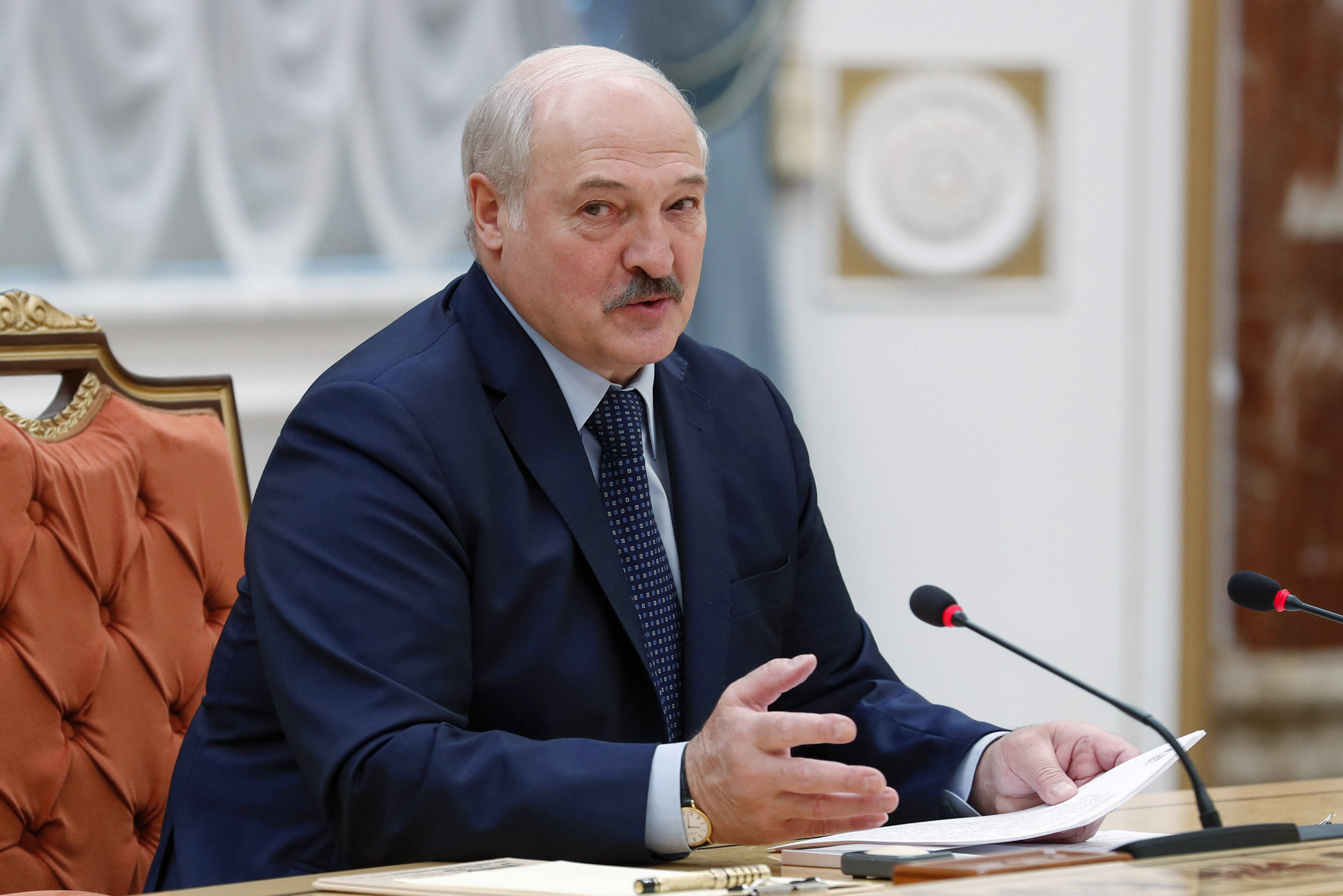 Soll das Abfangmanöver persönlich angeordnet haben: Der Machthaber in Belarus, Alexander Lukaschenko.