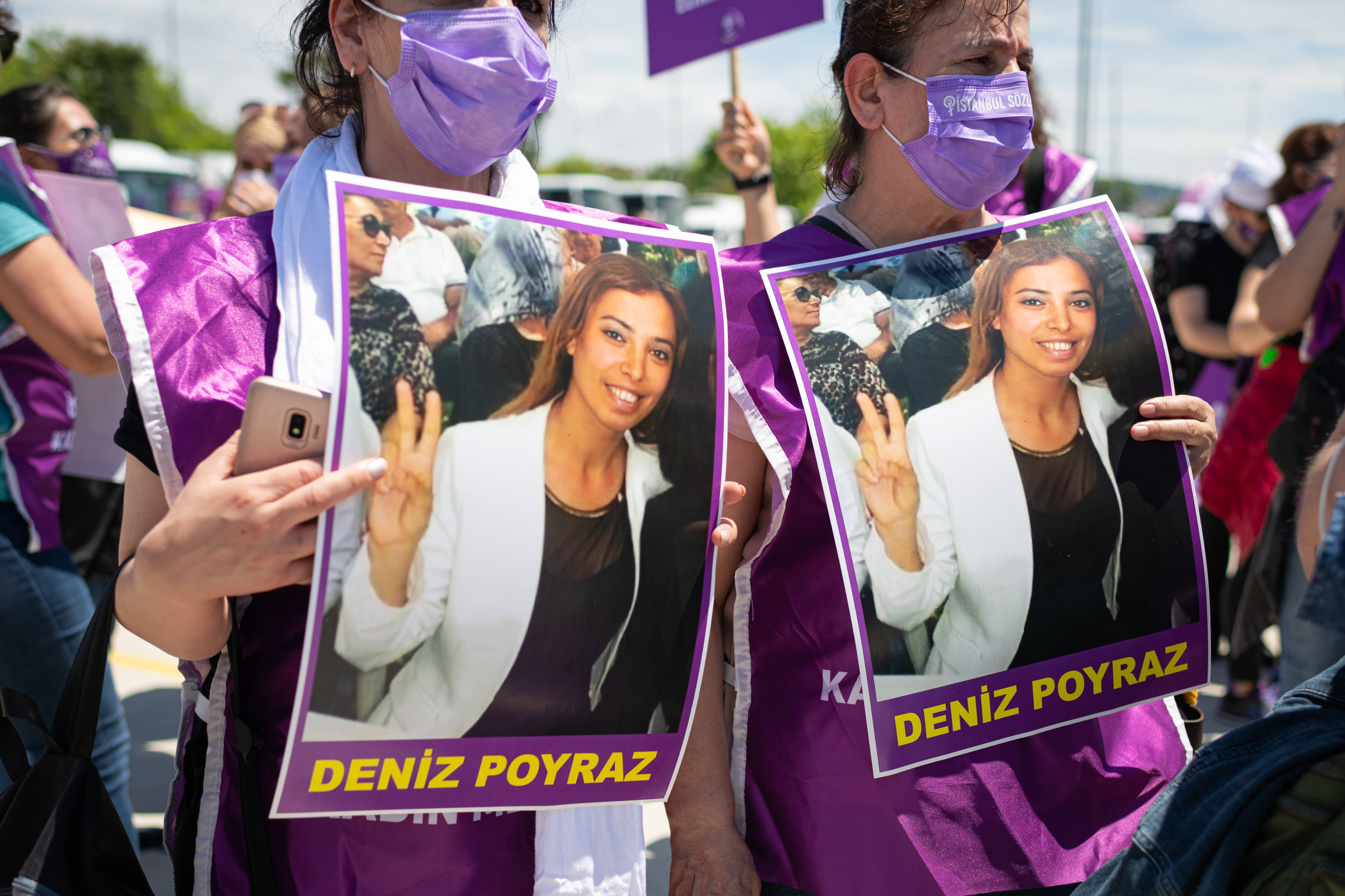 Protest für die ermordete HDP-Mitarbeiterin: Deniz Poyraz wurde von einem türkischen Nationalisten erschossen.