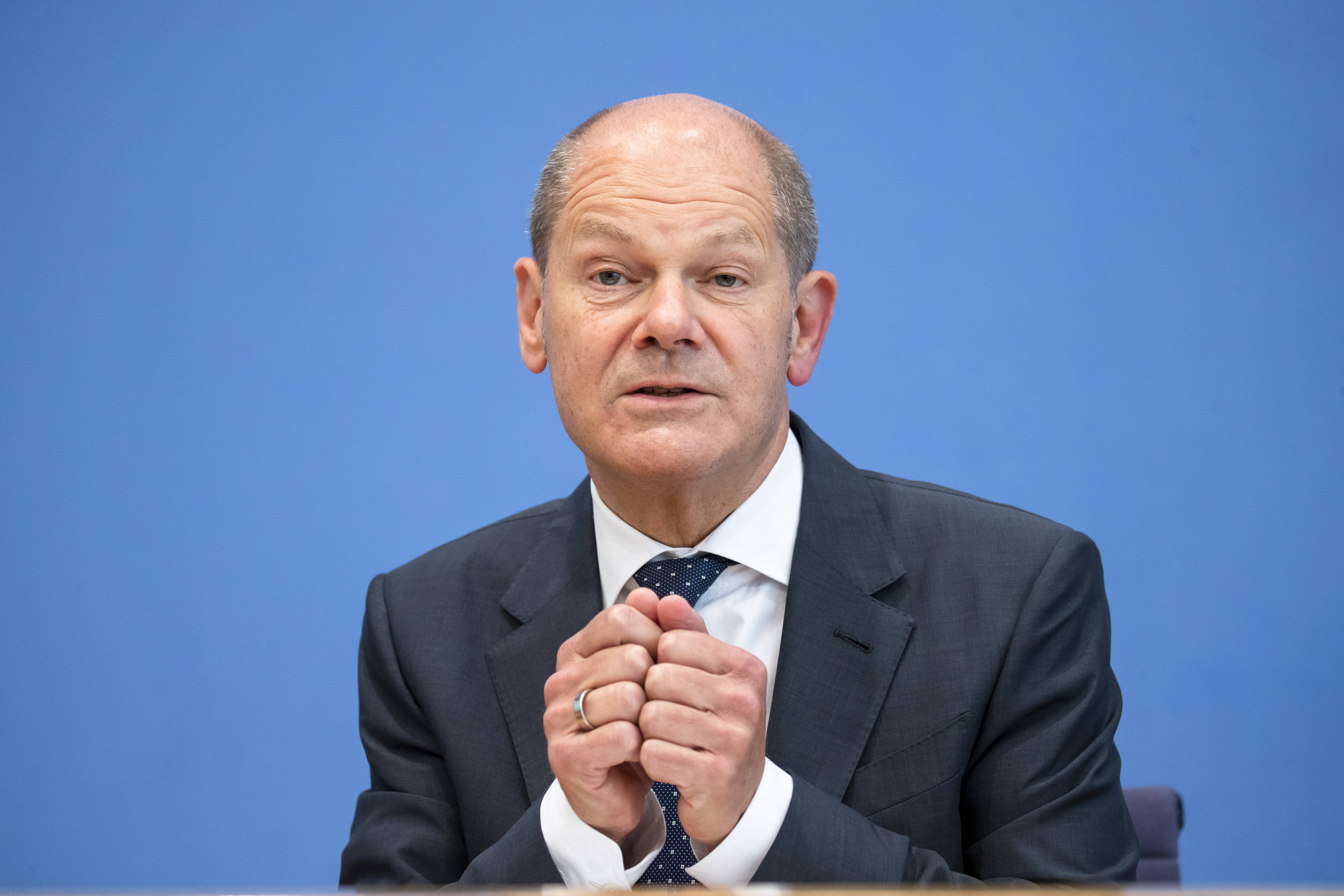 Olaf Scholz plädiert für schnellere Genehmigungsverfahren beim Ausbau der Erneuerbaren Energien.
