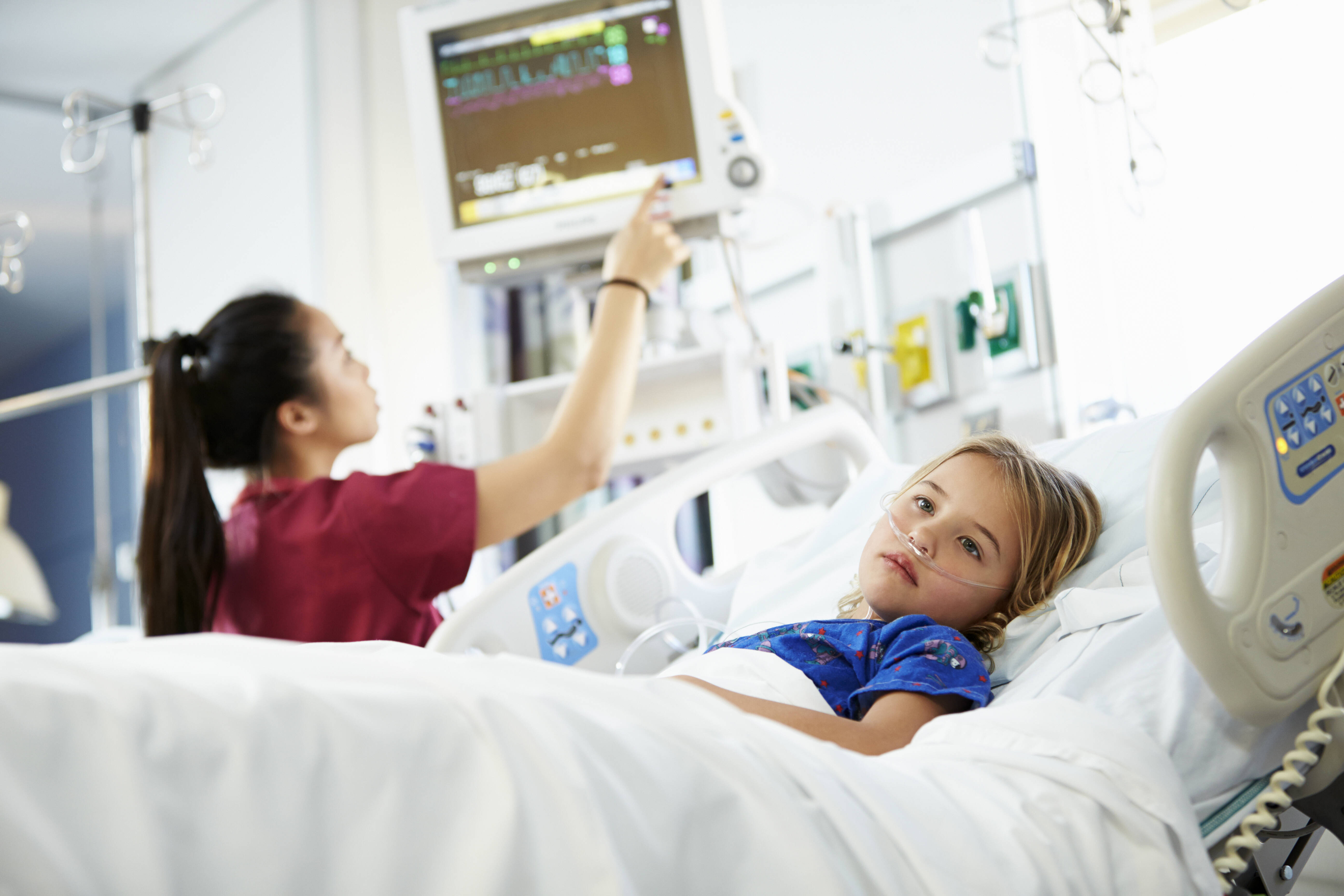 Oft fehlen Betten: Die Bundesregierung will die Situation von Kinderkliniken verbessern.