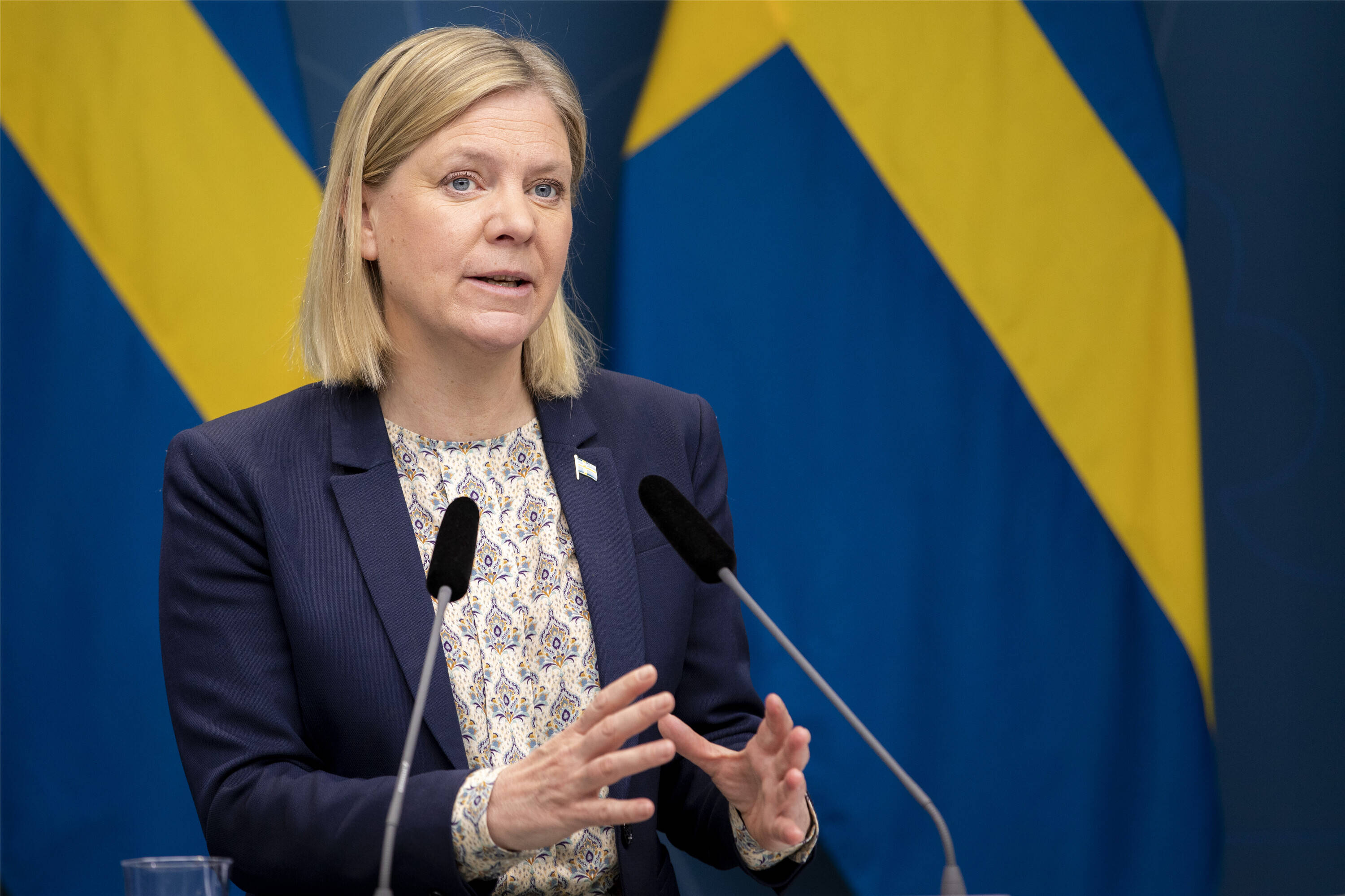 Magdalena Andersson ist die erste Ministerpräsidentin in der Geschichte Schwedens.