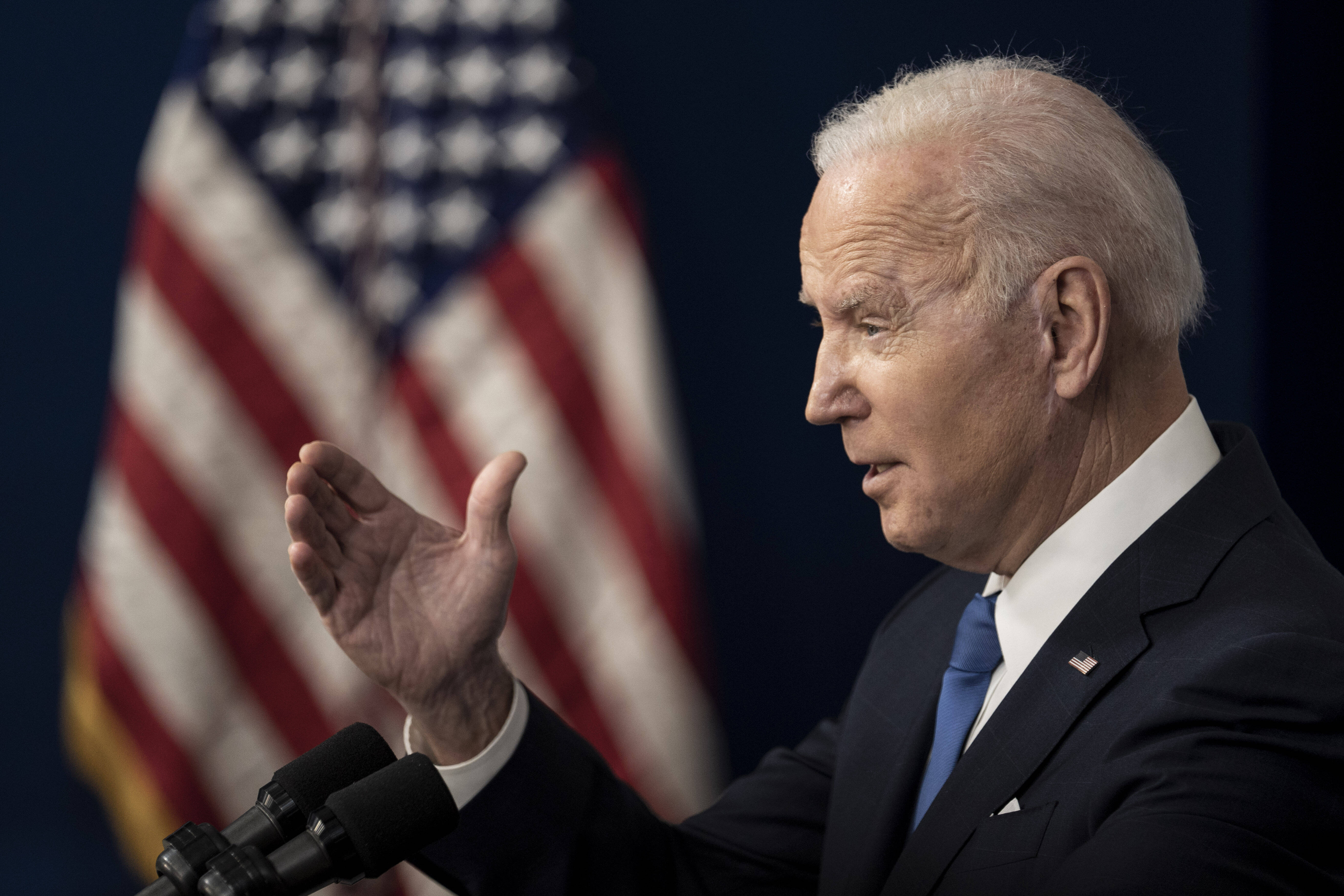 Auch ein Zeichen von Führungsschwäche: Seit einem Jahr ist US-Präsident Joe Biden im Amt.