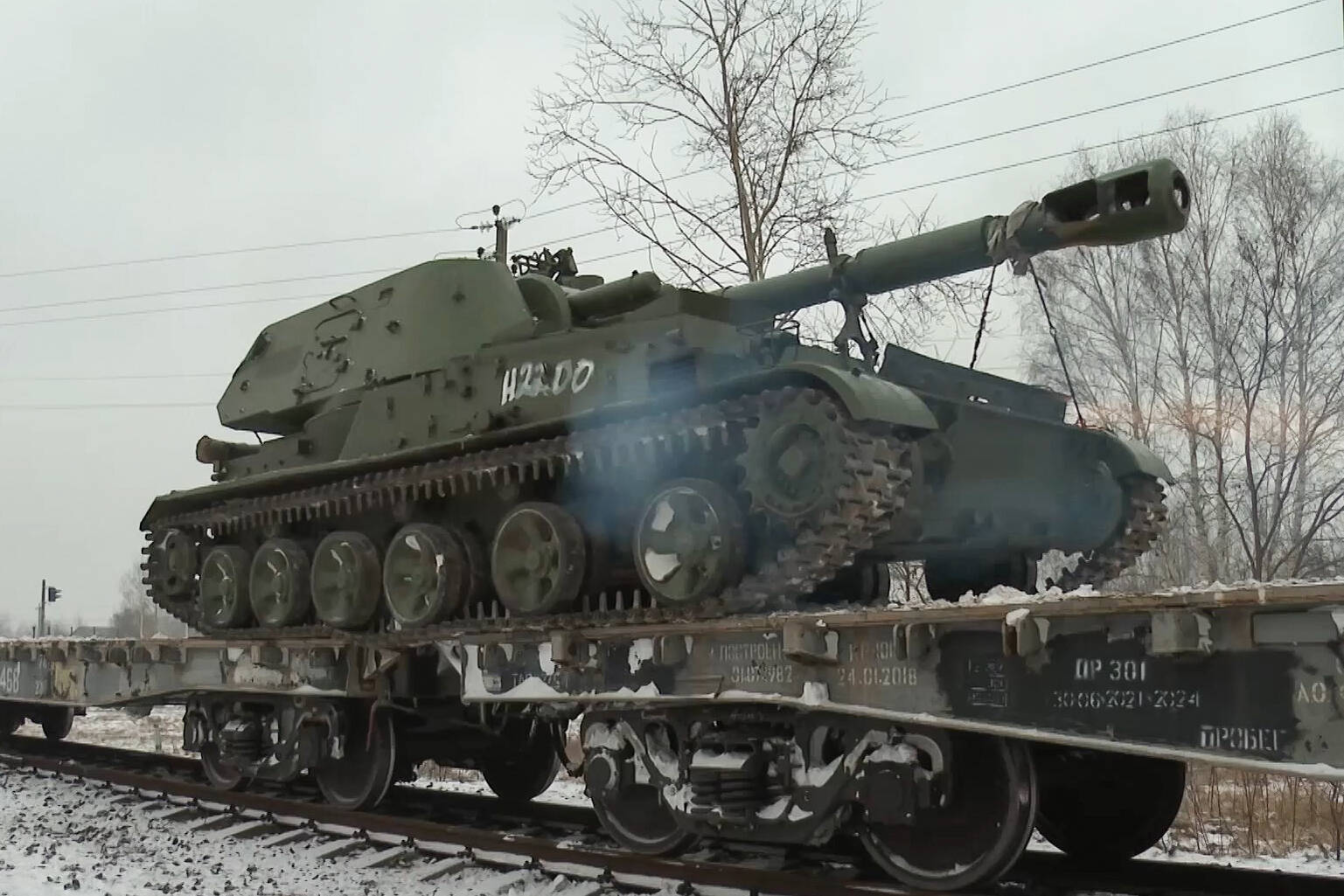 Die Angst vor einem Krieg in Europa wächst: Russland schickt immer mehr Militär an die Grenzen der Ukraine, hier am 24.01.2022 in Belarus.