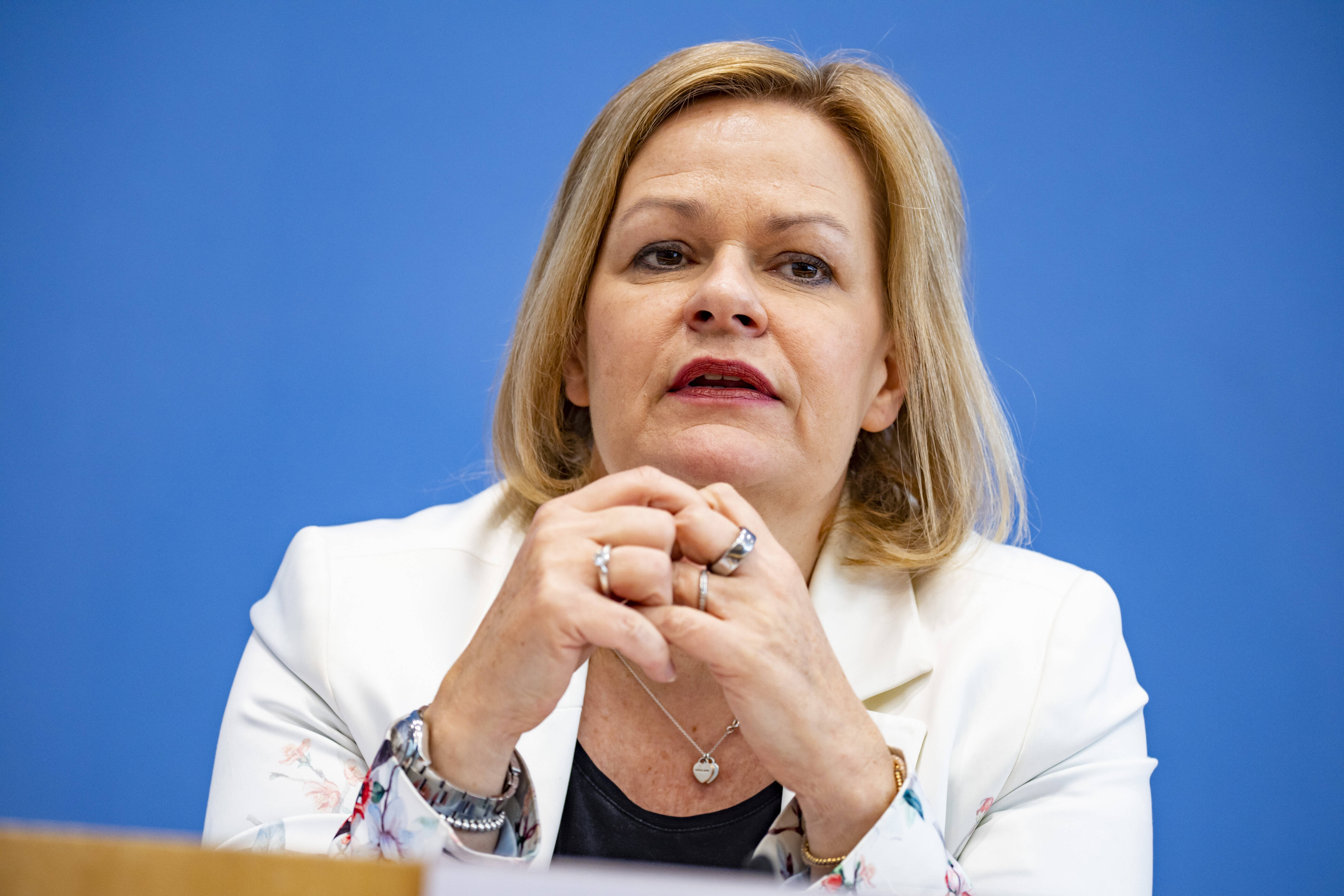 Bundesinnenministerin Nancy Faeser (SPD).