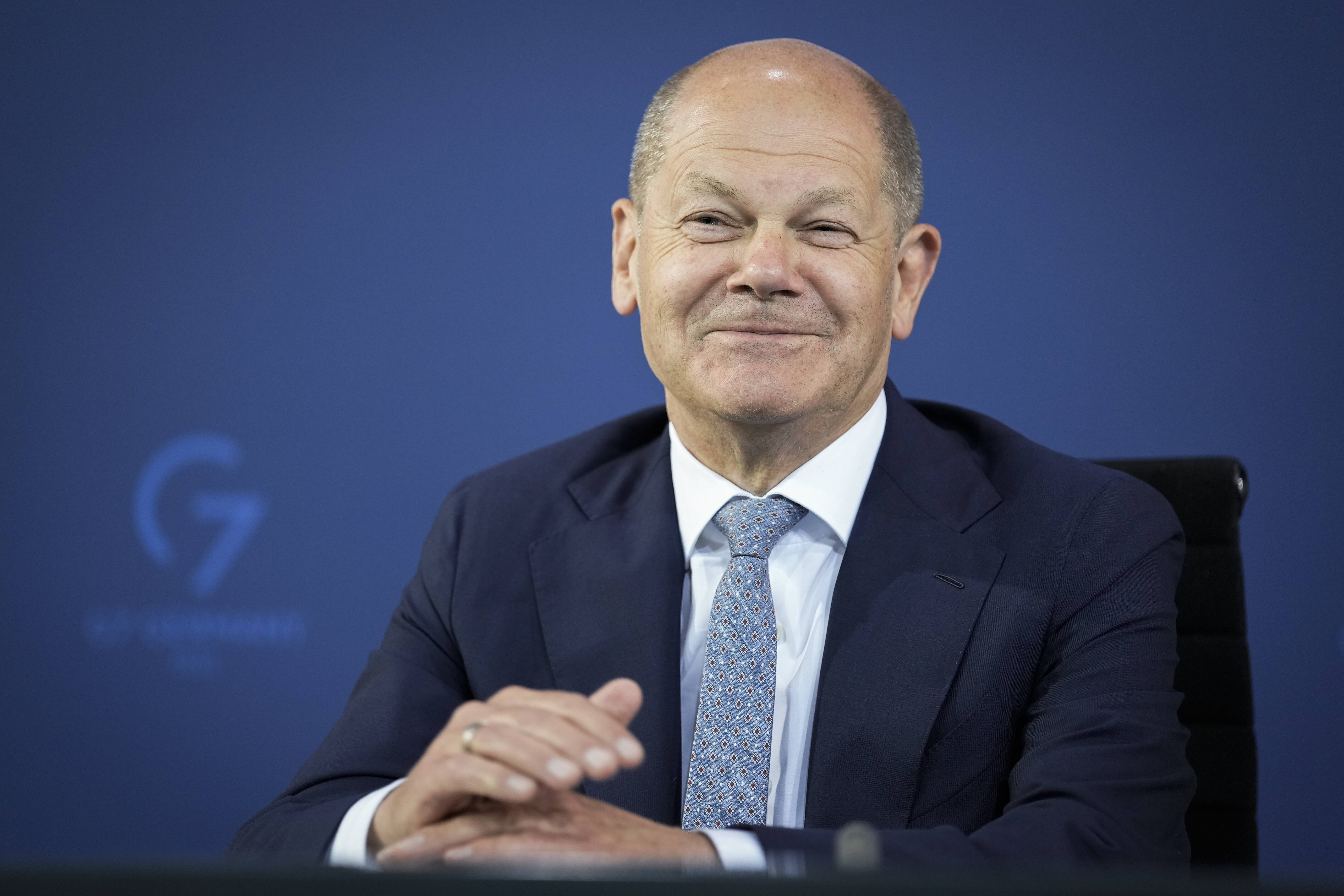 Auf den Kanzler kommt es an: Bundeskanzler Olaf Scholz nach der Ministerpräsidentenkonferenz am 2. Juni 2022.