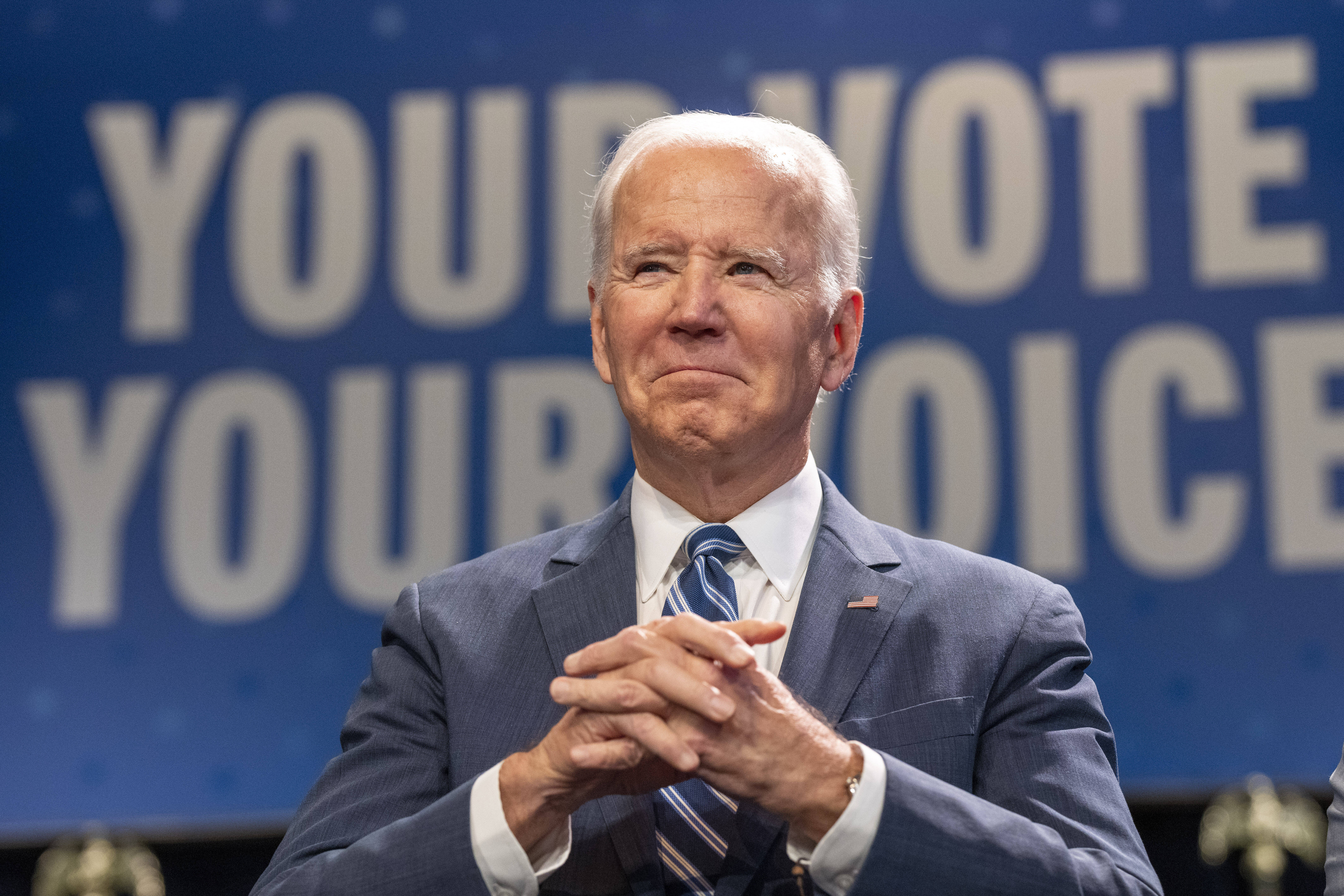 US-Präsident Joe Biden: Mit dem Ausgang der Midterms 2022 für seine Demokraten kann er zufrieden sein.