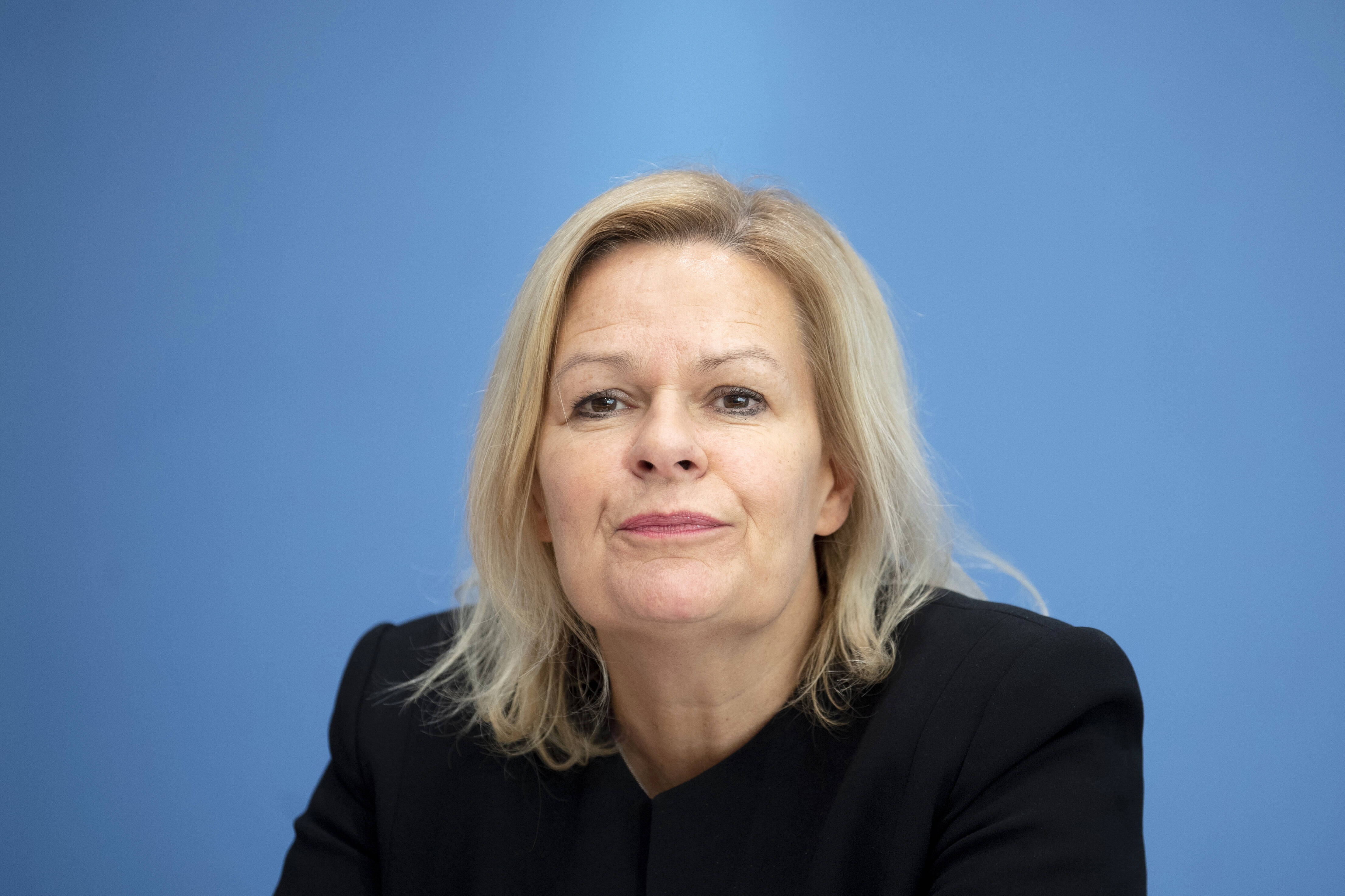 Bald in Doppelfunktion? Bundesinnenministerin Nancy Faeser