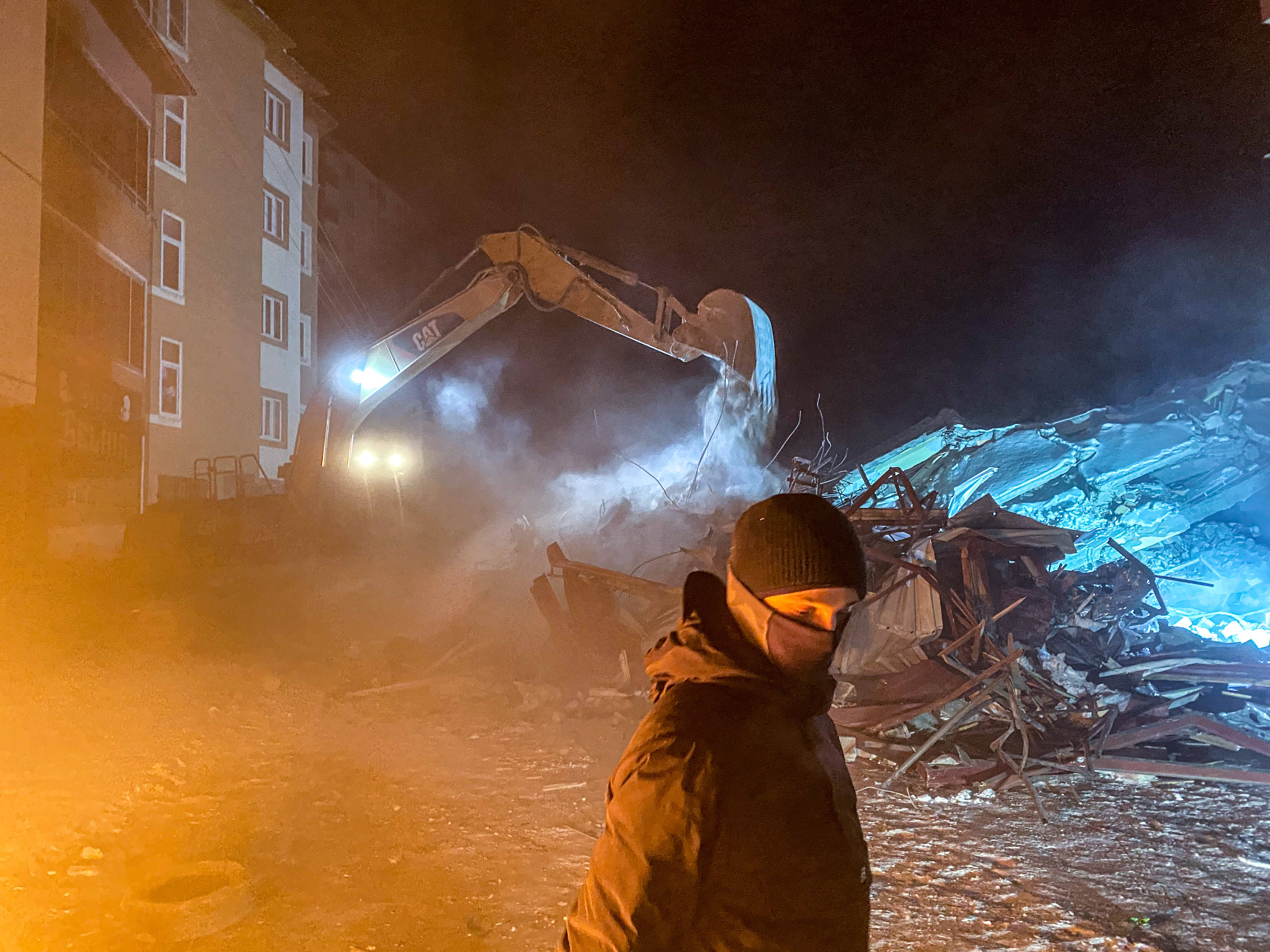 Die vom Erdbeben getroffene Stadt Elbistan in der Türkei, in der die Familie von Derya Türk-Nachbaur wohnt.
