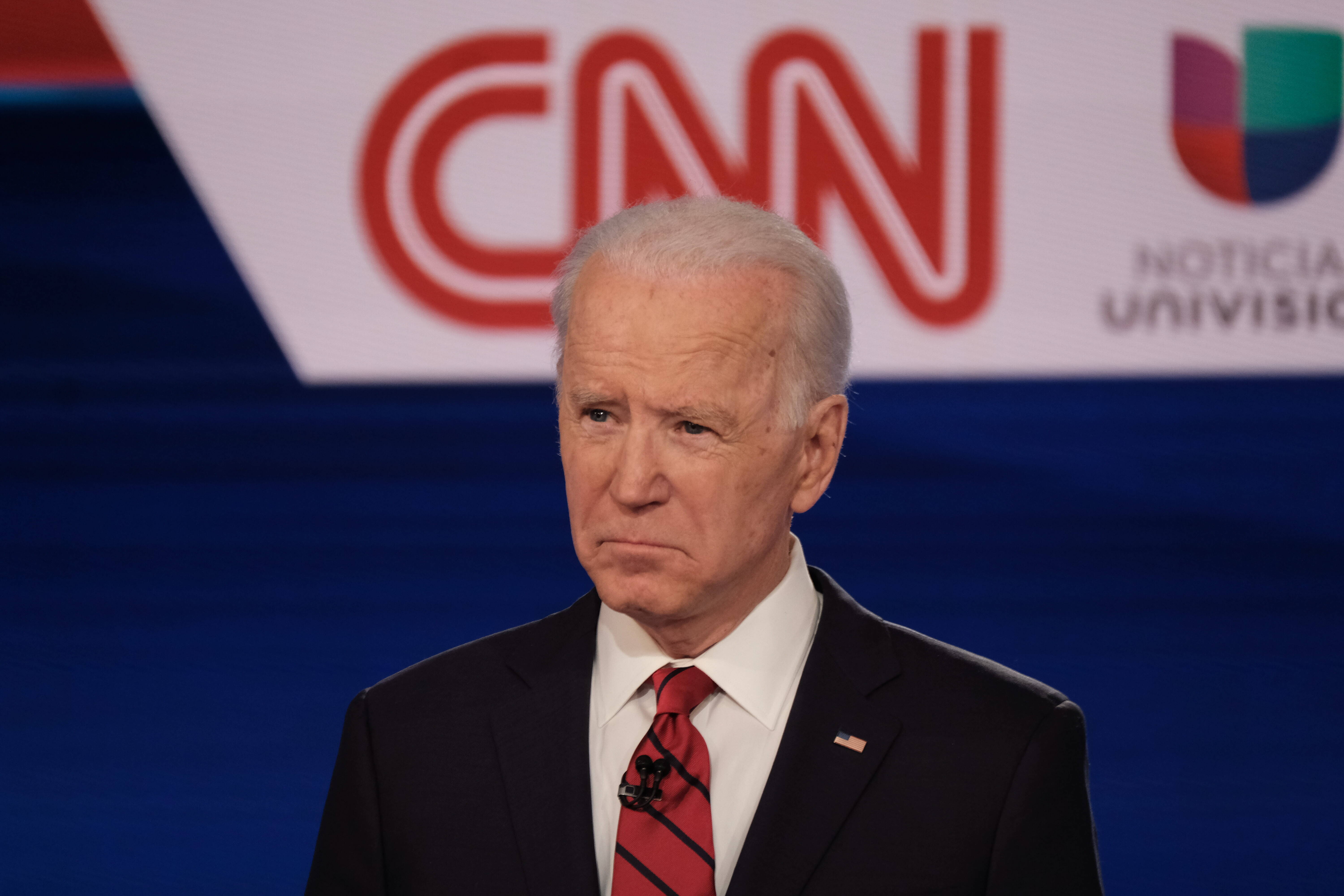 Liegt in den Vorwahlen der Demokraten vorne: Joe Biden will als Präsidentschaftskandidat gegen Donald Trump antreten.