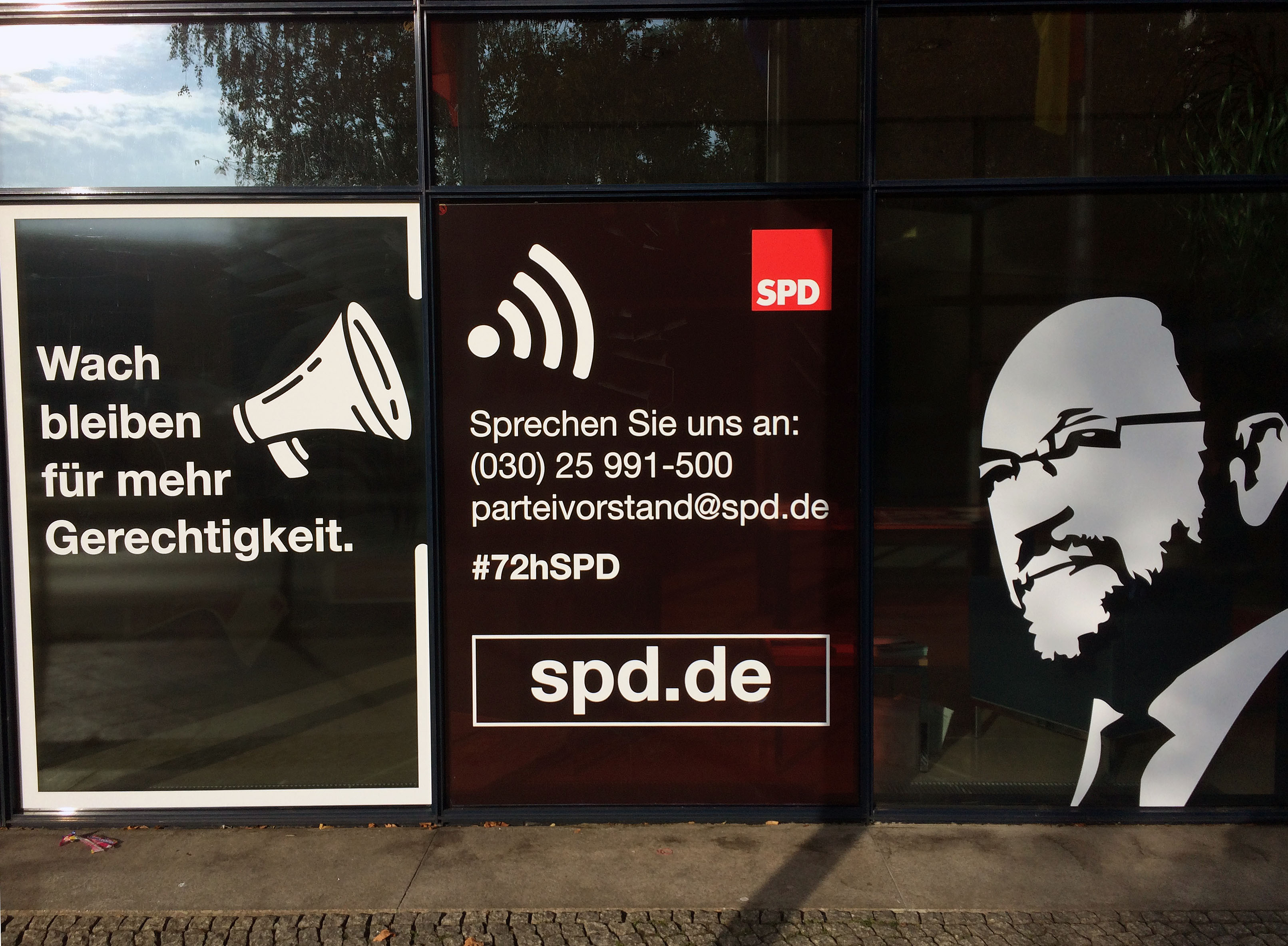 Schlaflos im Willy-Brandt-Haus: Die letzten 72 Stunden bis zur Bundestagswahl ist die „Kampa“ rund um die Uhr geöffnet.