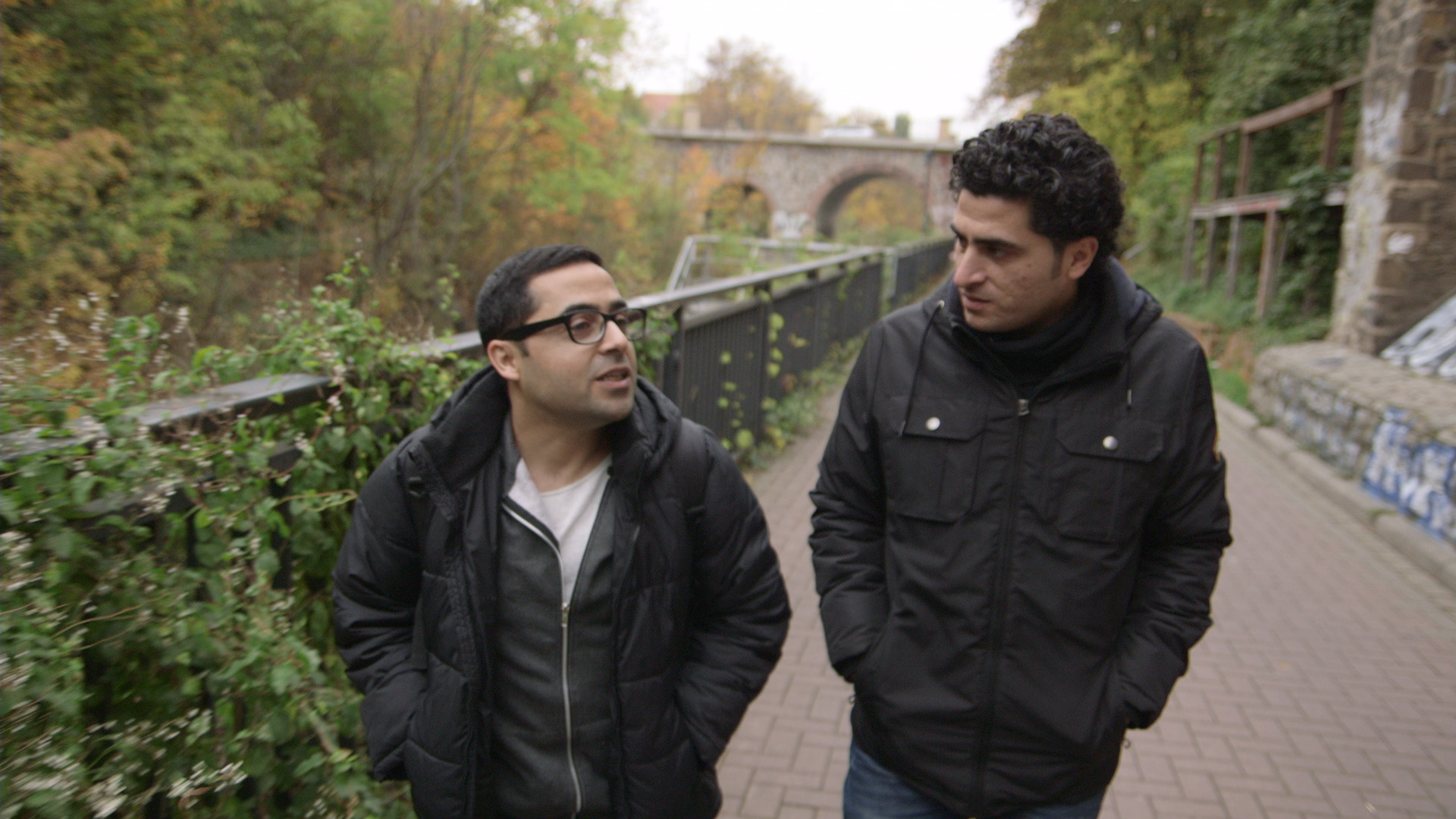 Endlich wieder zusammen: die „Khello Brüder“ Zakwan und Tarek in Leipzig.