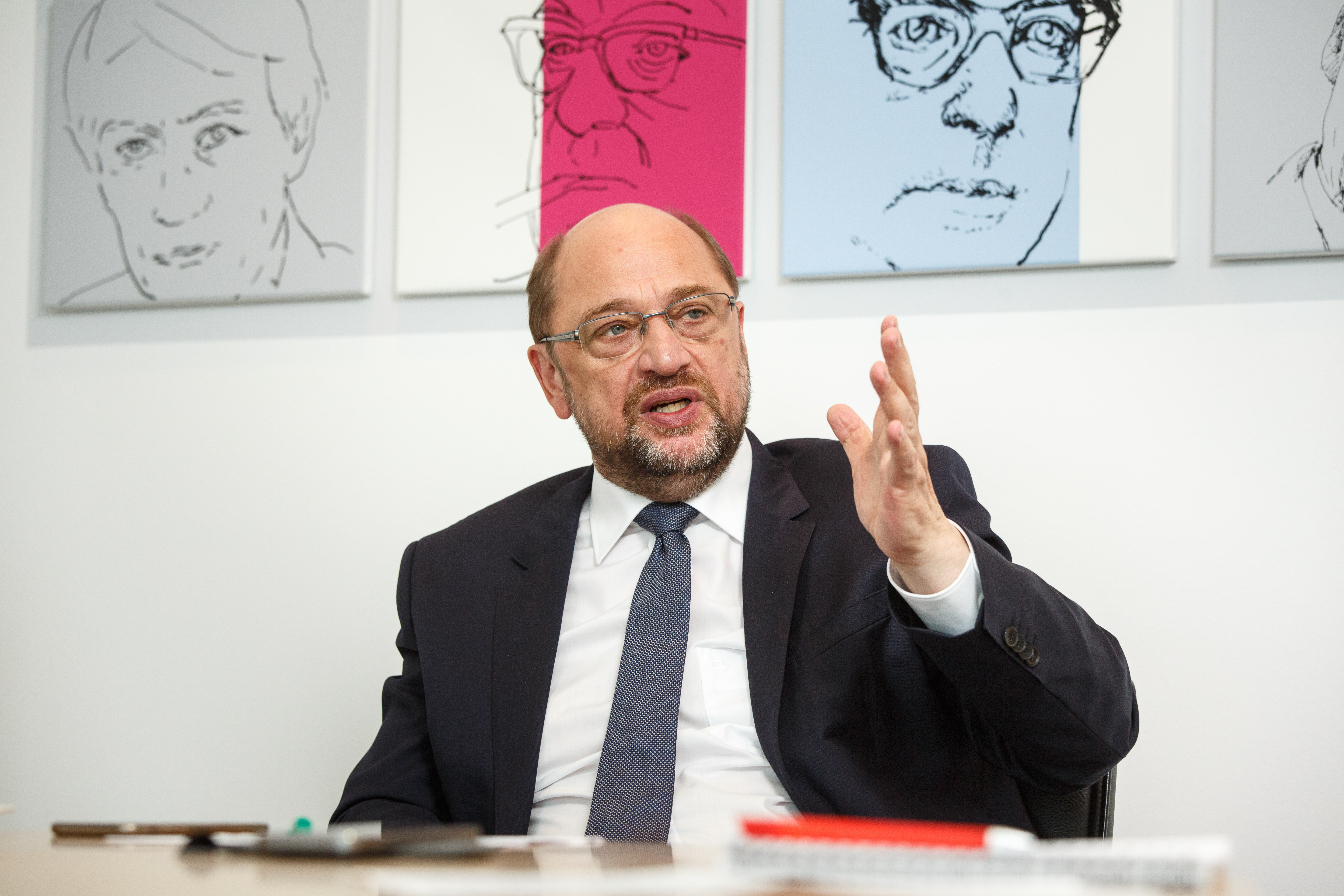 SPD-Kanzlerkandidat Martin Schulz: „Ich gehe meinen Weg.“