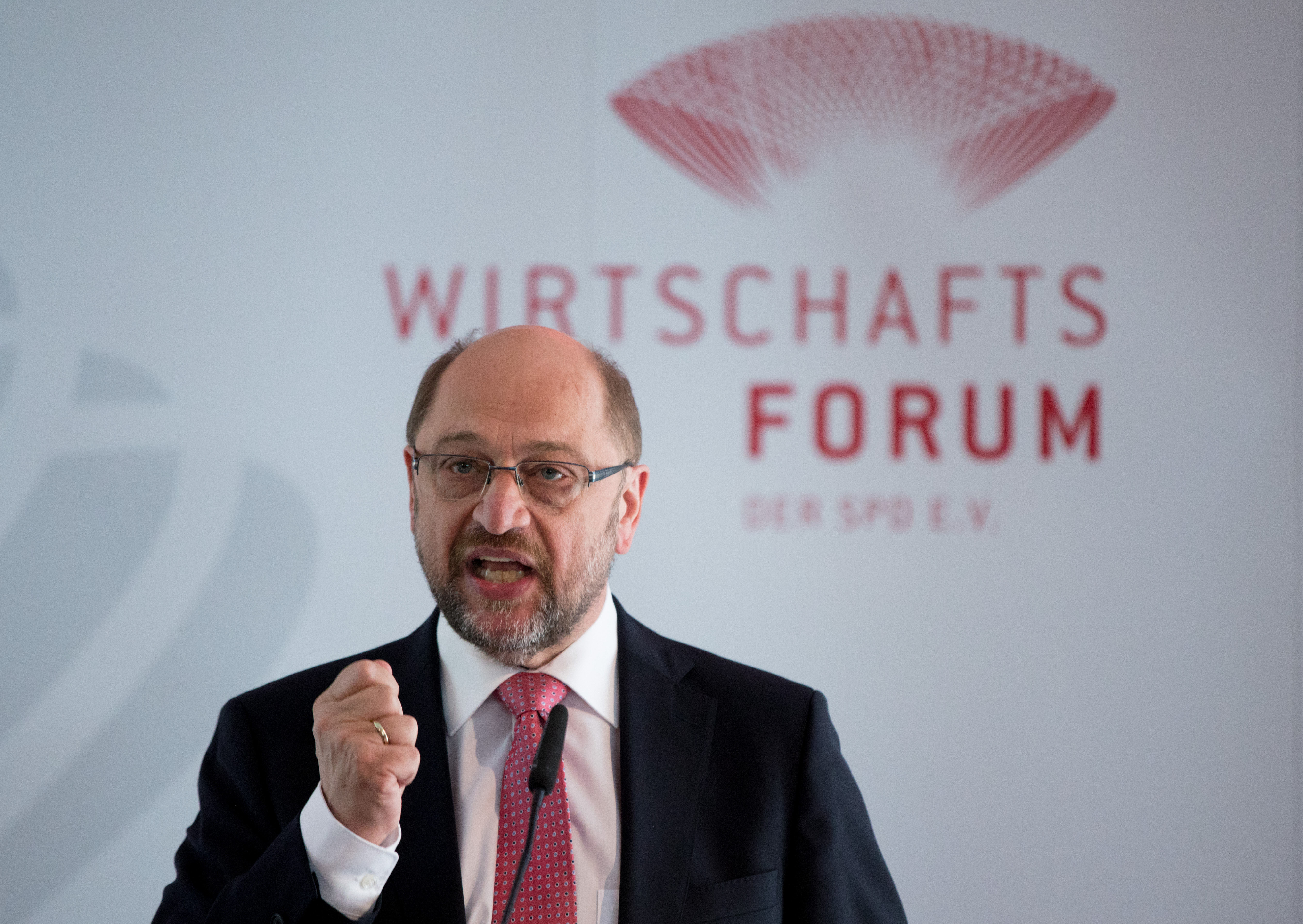„Das Bekenntnis zu einem wertegeleiteten, internationalen Handel ist eine Pflicht für uns Sozialdemokraten.“ Martin Schulz bei der Jahreskonferenz des SPD-Wirtschaftsforums