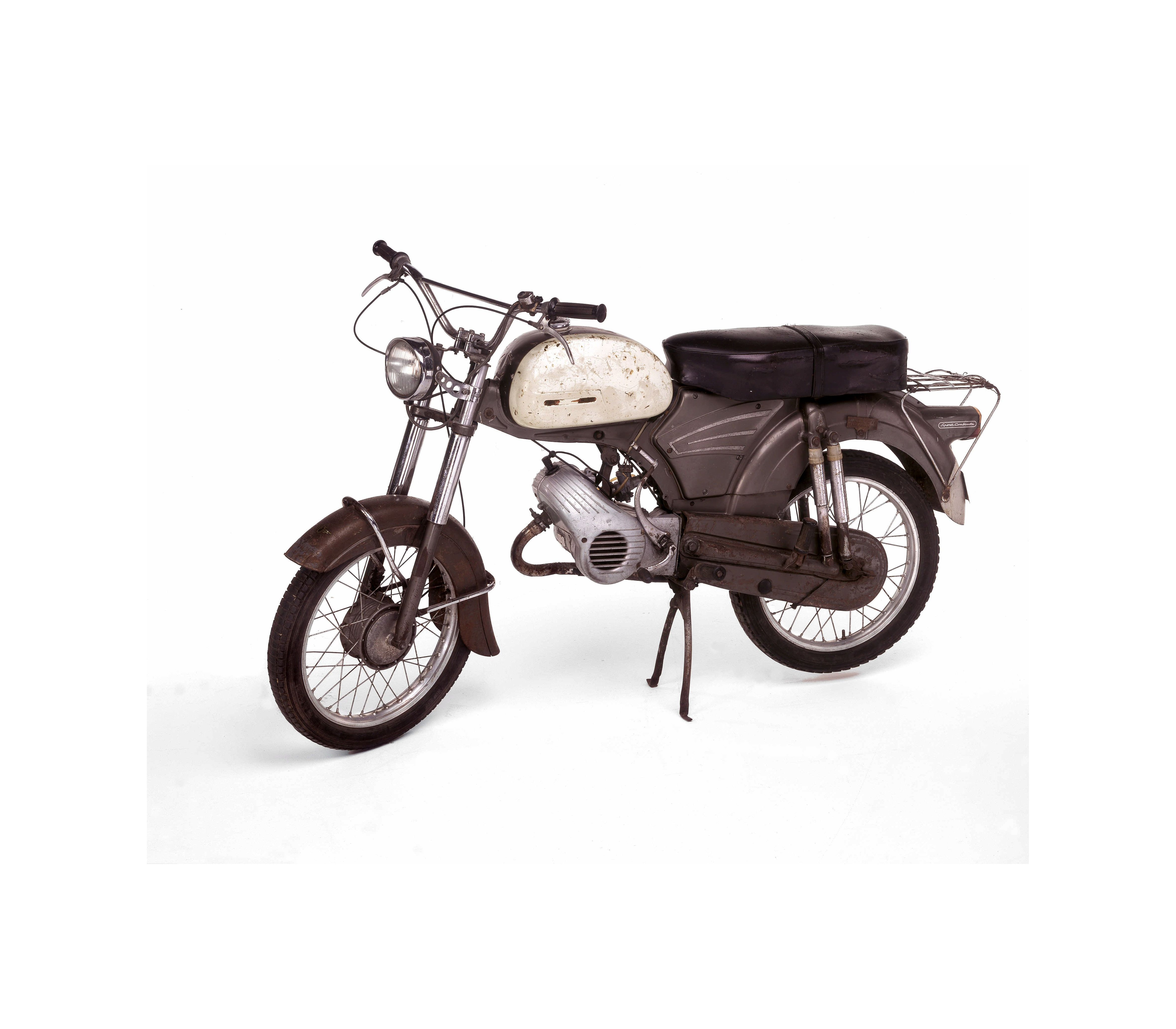Willkommensgeschenk: Der einmillionste Gastarbeiter bekam bei seiner Ankunft in Deutschland dieses Moped geschenkt.