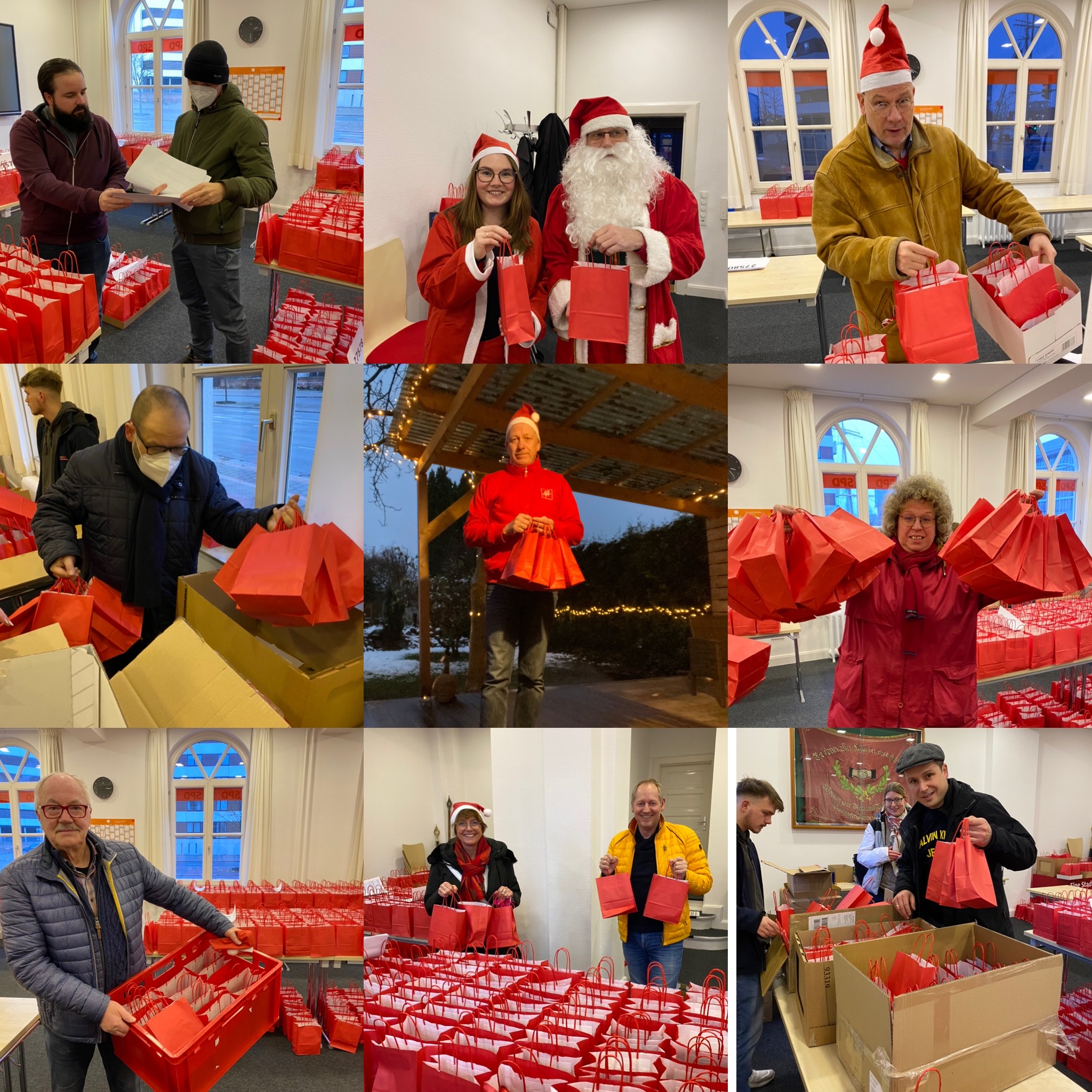 Wir haben Verantwortung: Janina Strelow von der SPD Bremerhaven mit dem Nikolaus