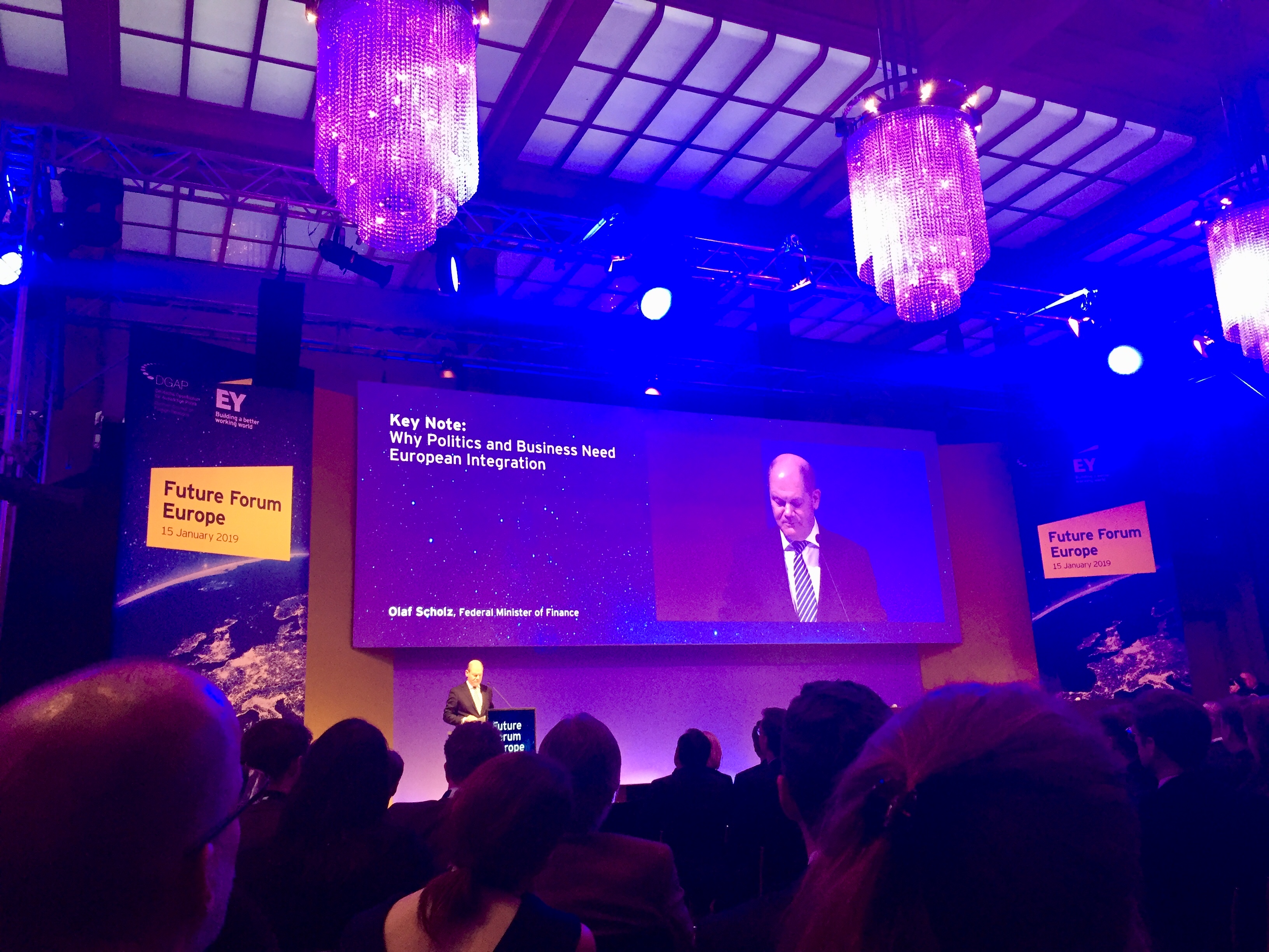 Vizekanzler Olaf Scholz: Er setzt auf die Selbstbestimmung Europas.