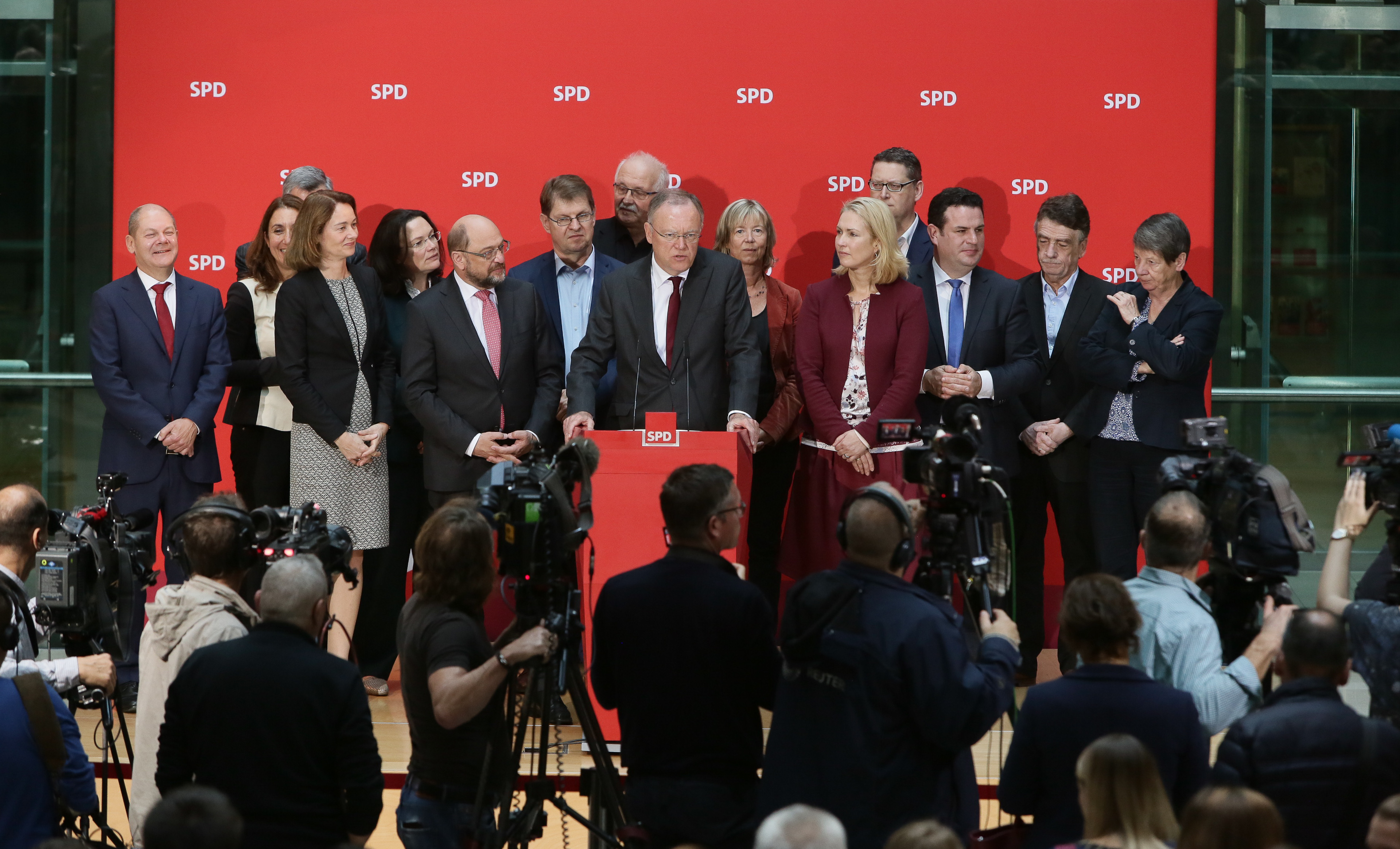 Rückenwind für die Erneuerung der SPD: Nach dem Wahlsieg in Niedersachsen mit Stephan Weil wollen sich die Sozialdemokraten neu aufstellen.
