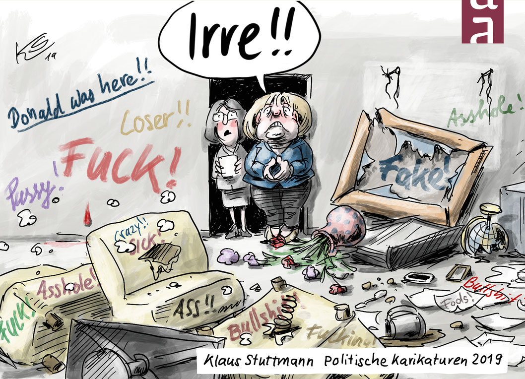 Für Karikaturist Klaus Stuttmann war das Jahr 2019 vor allem eins: irre.