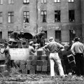 Mauerbau in Berlin im August 1961: Die Amerikaner werden sich das nicht gefallen lassen.
