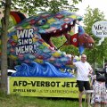 AfD-Verbot jetzt! – Dafür sammeln engagierte Bürger Unterschriften, am 27. Juni 2026 in Hattingen.