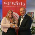 Verleihung des Hasenclever-Preises mit Svenja Ebelsheiser und Norber Walter-Borjans