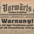 Vorwärts Titel 7. August 1932