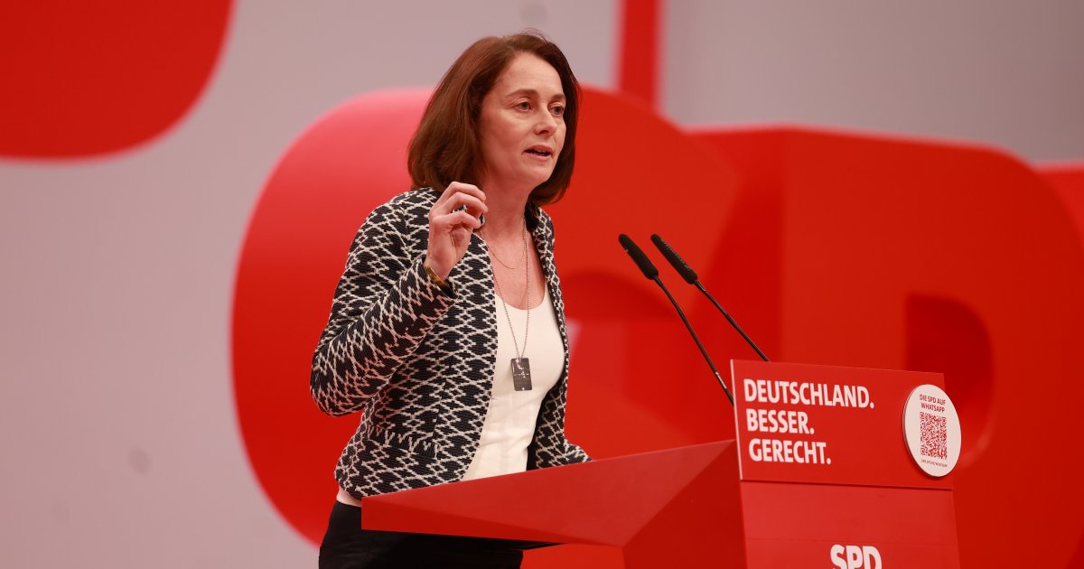 What issues Katarina Barley wants to lead the SPD into the European elections with