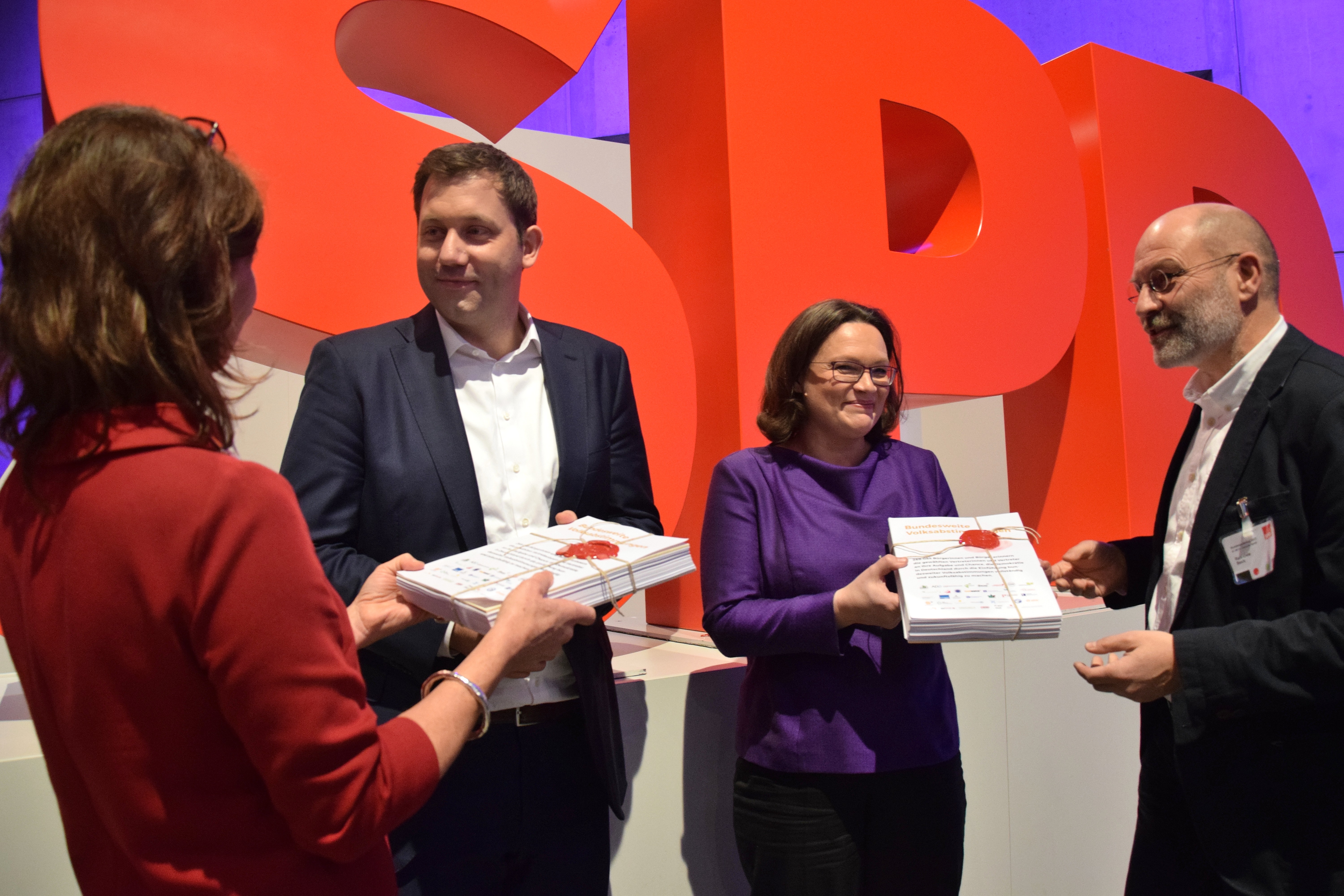 Unterschriften Bundesparteitag