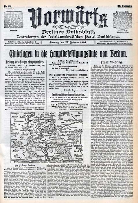 Vorwärts 27. Februar 1916